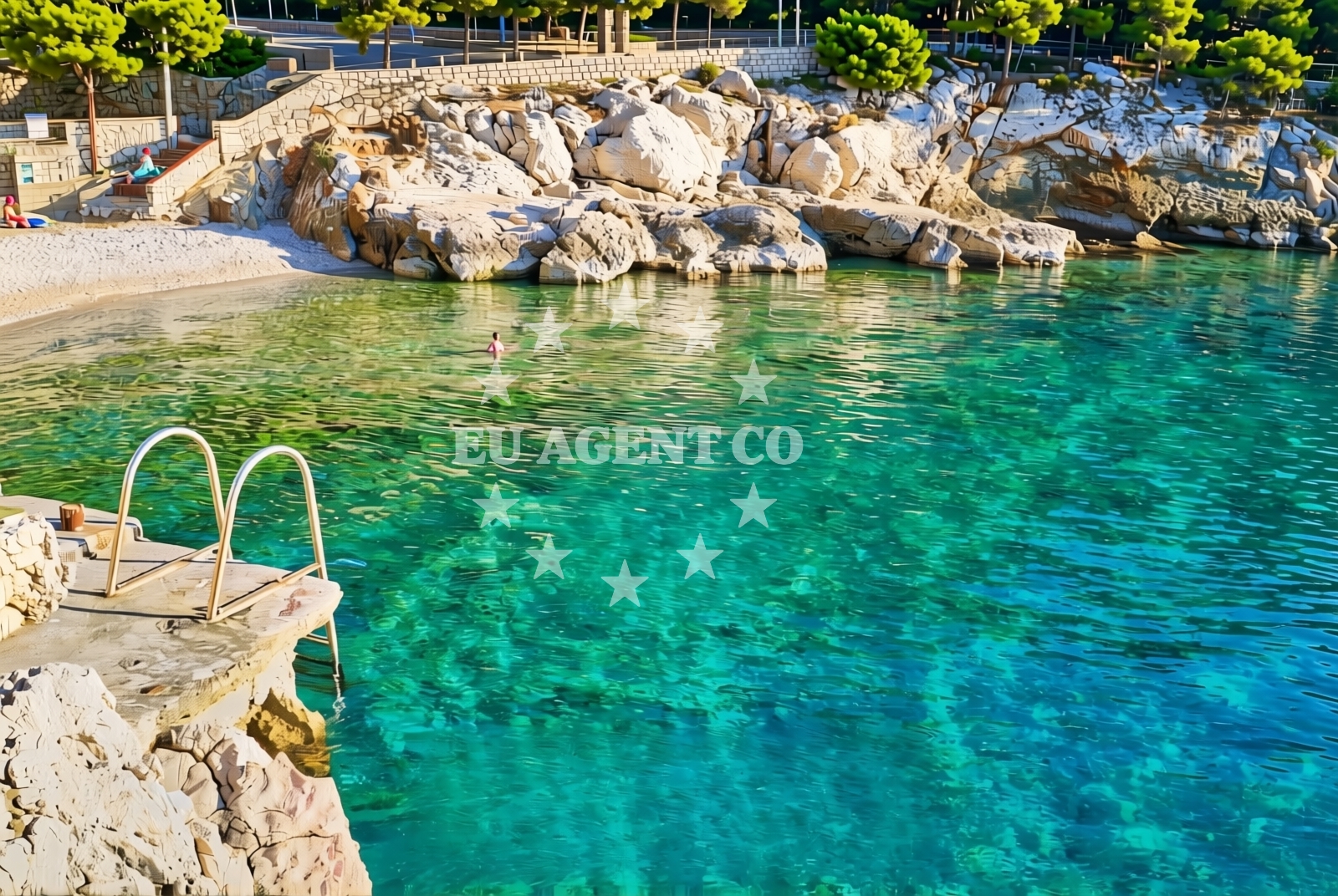 Additional view of Dagna beach in 14 Ulica Tina Ujevića, Primošten