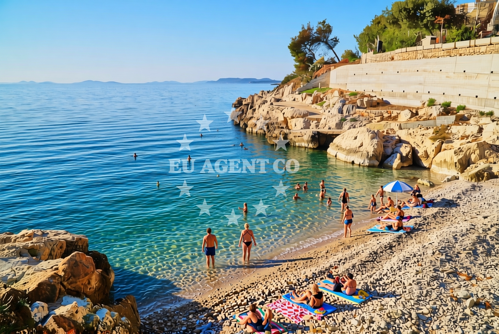 Additional view of Dagna beach in 14 Ulica Tina Ujevića, Primošten