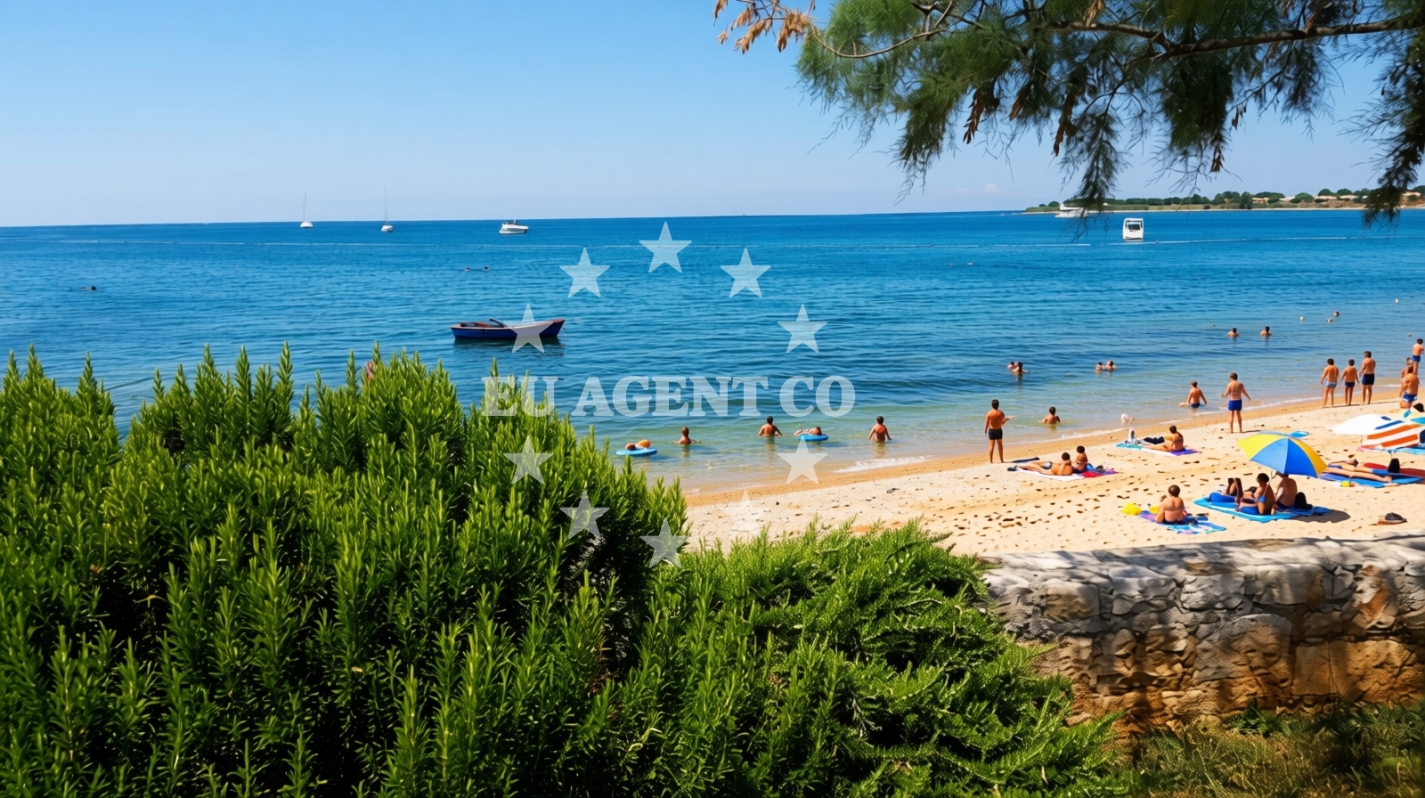 Additional view of Dajla beach in Sv. Benedikt 36c, Novigrad Istria