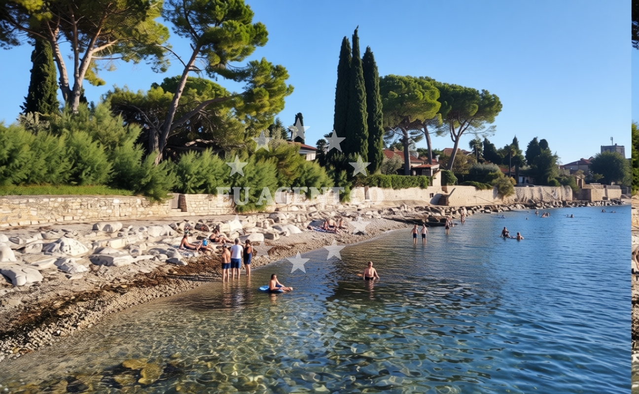 Additional view of Dajla beach in Sv. Benedikt 36c, Novigrad Istria