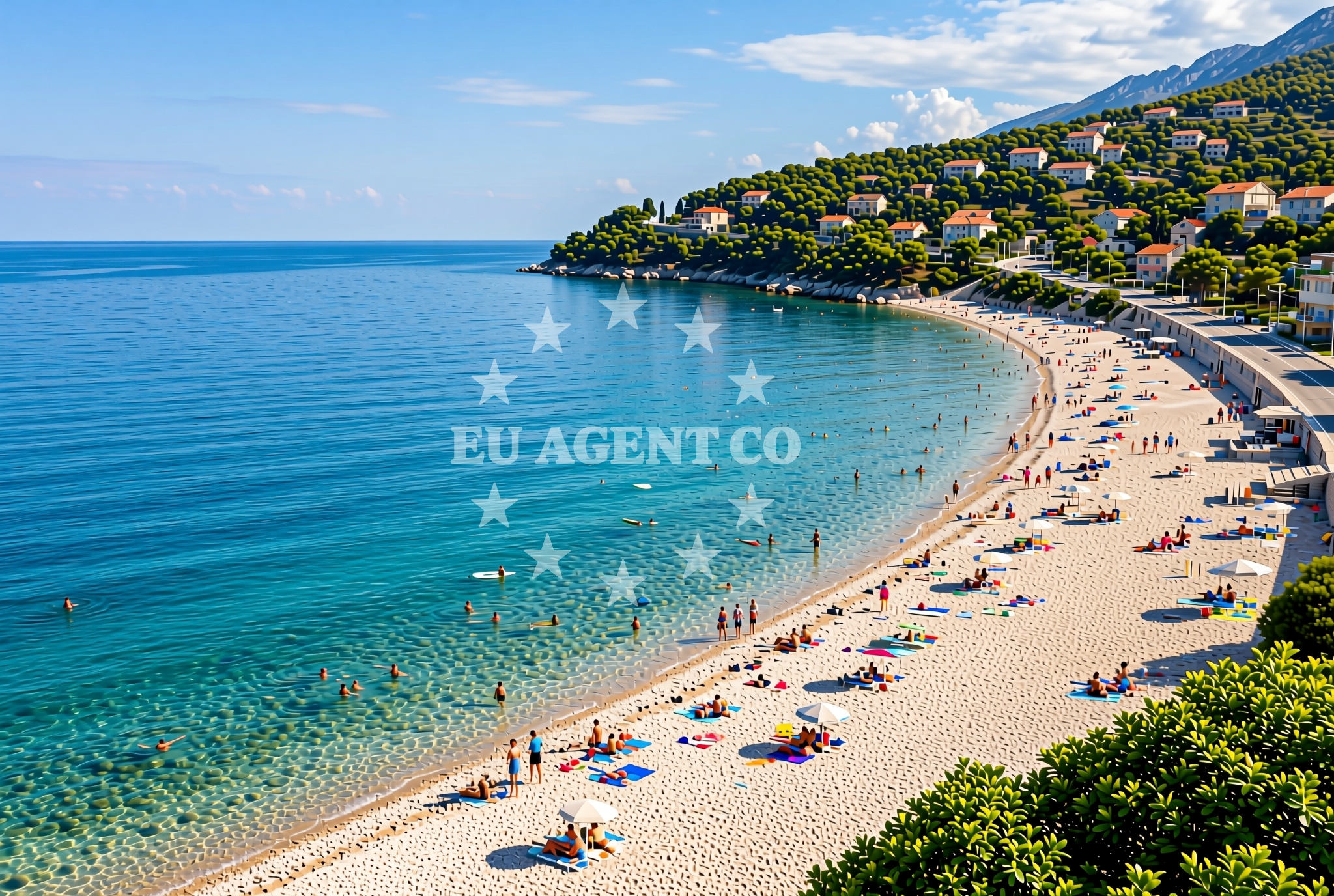 Additional view of Dajla beach in Sv. Benedikt 36c, Novigrad Istria