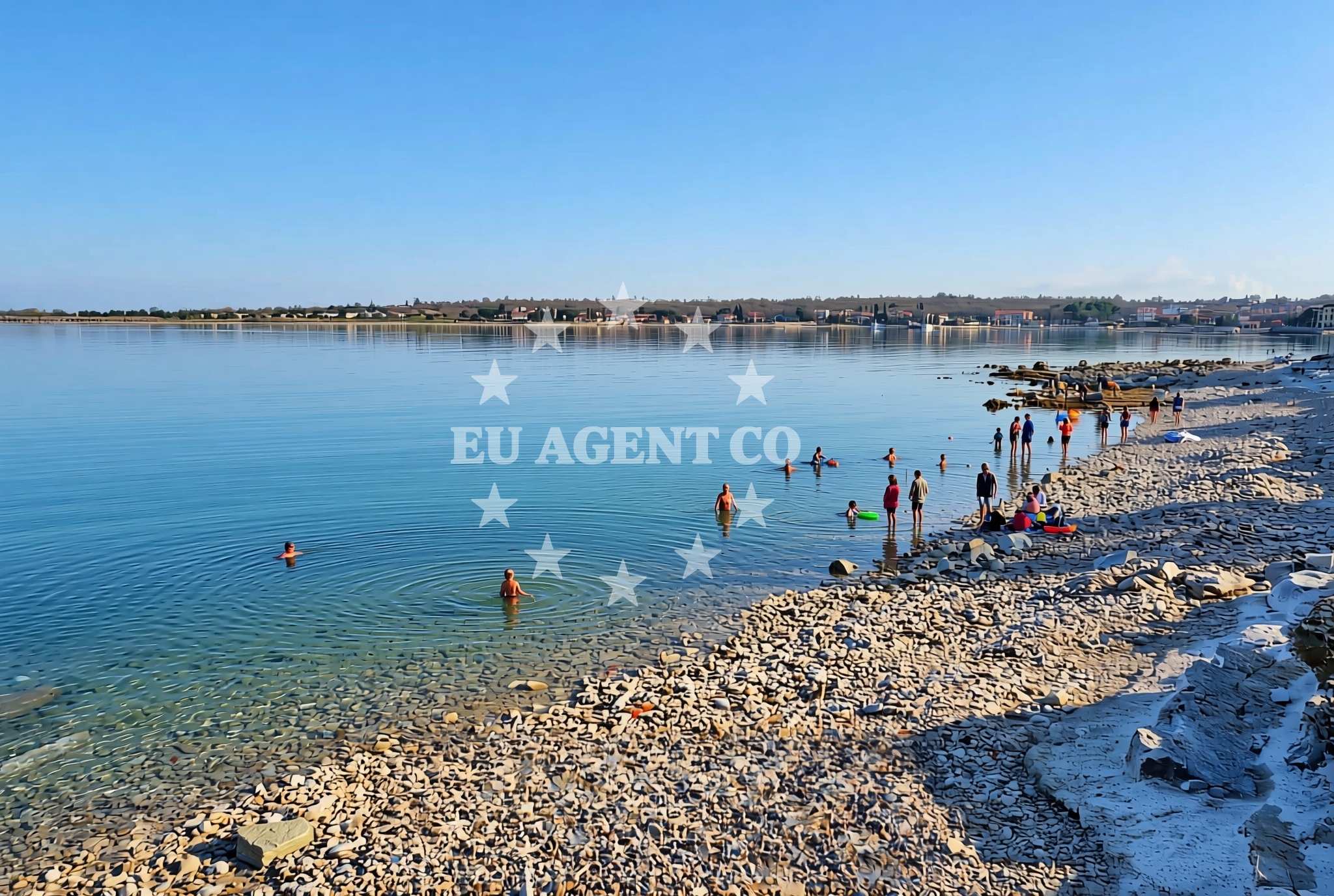 Additional view of Dajla beach in Sv. Benedikt 36c, Novigrad Istria