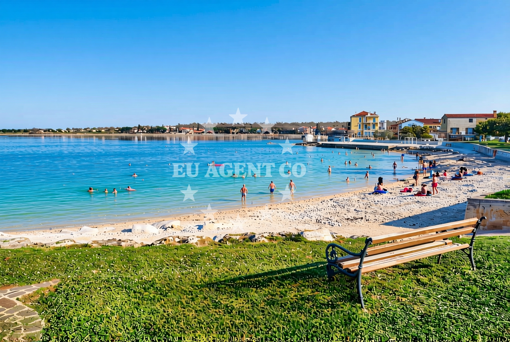 Additional view of Dajla beach in Sv. Benedikt 36c, Novigrad Istria