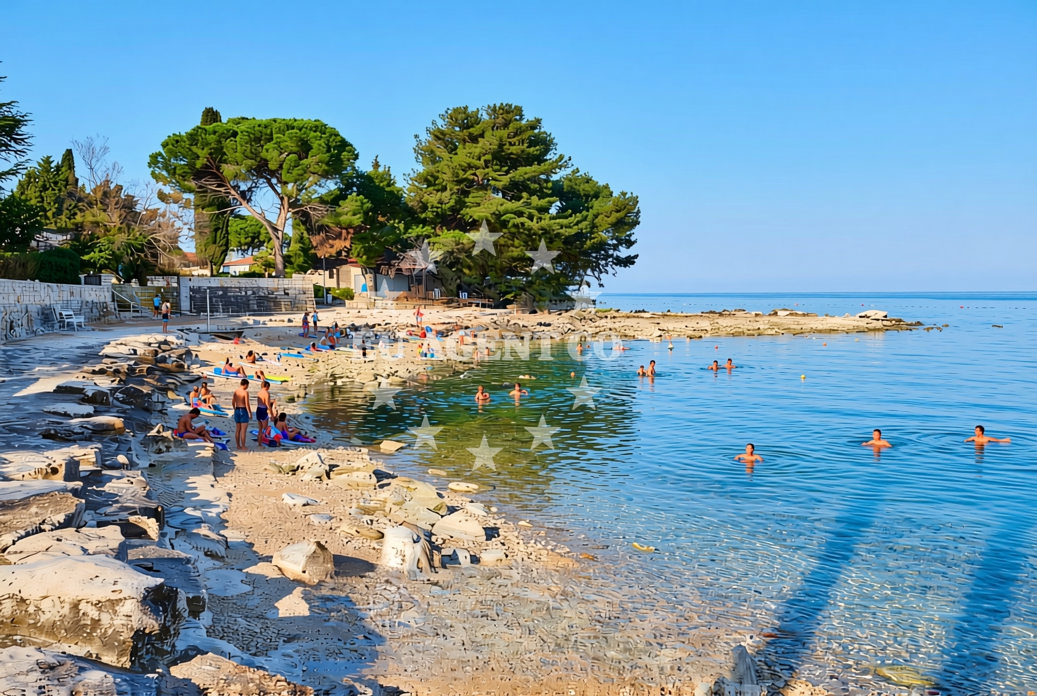 Overview of Dajla: beaches and coves (2) in Dajla