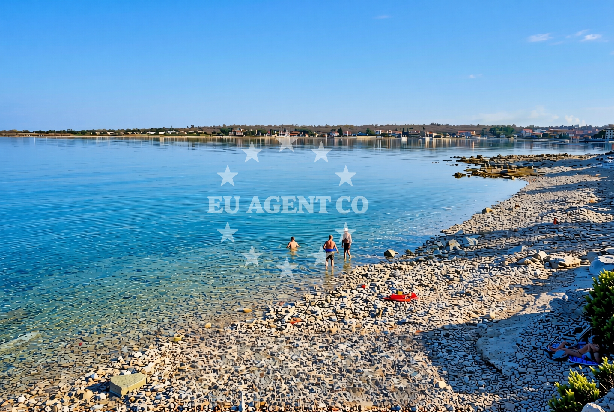 Beach facilities and surroundings at Dajla: beaches and coves (2) in Dajla