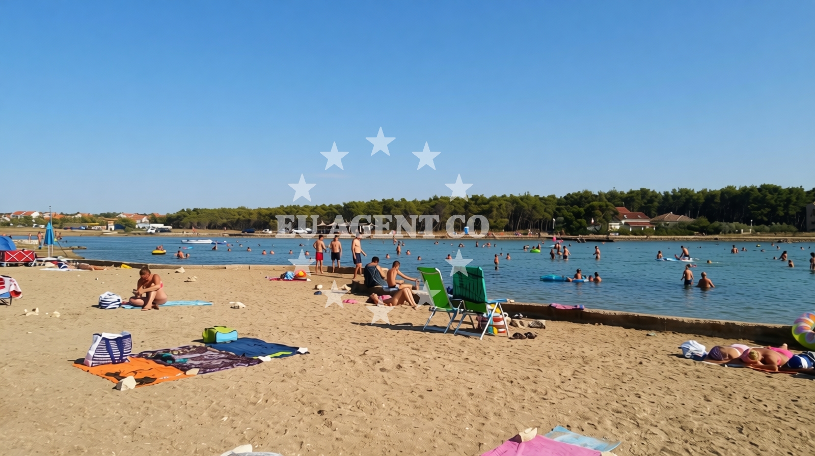 Additional view of Dalmatia beach in , Privlaka
