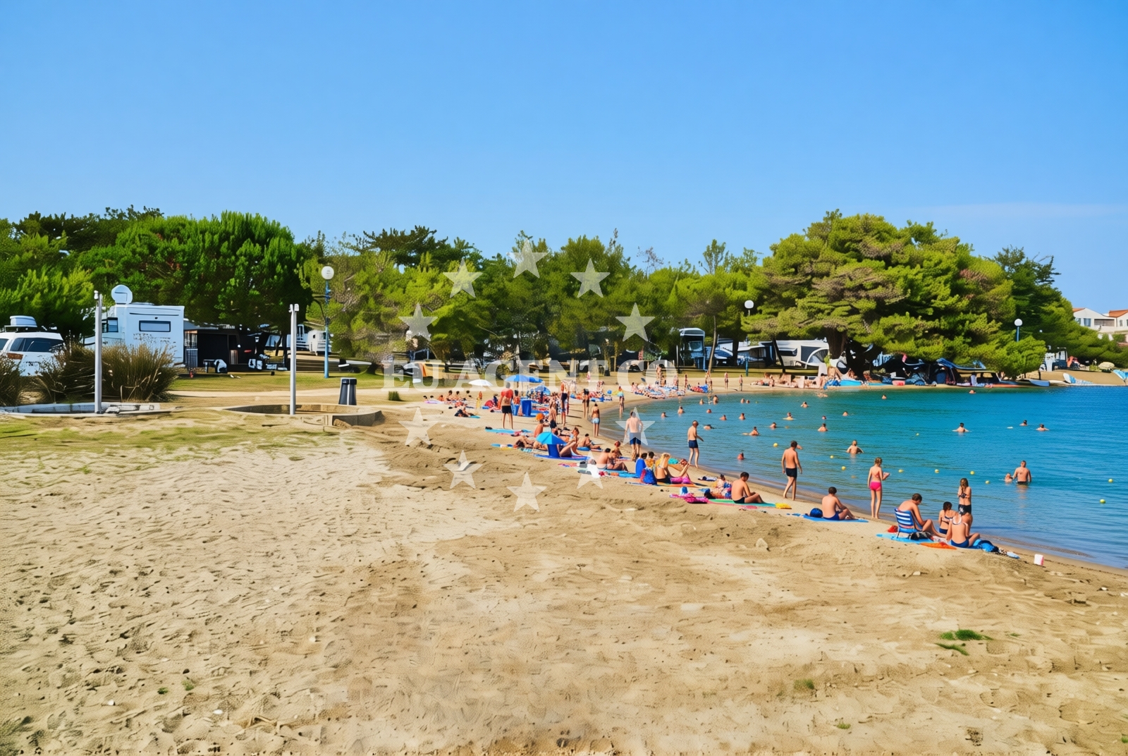 Additional view of Dalmatia beach in , Privlaka