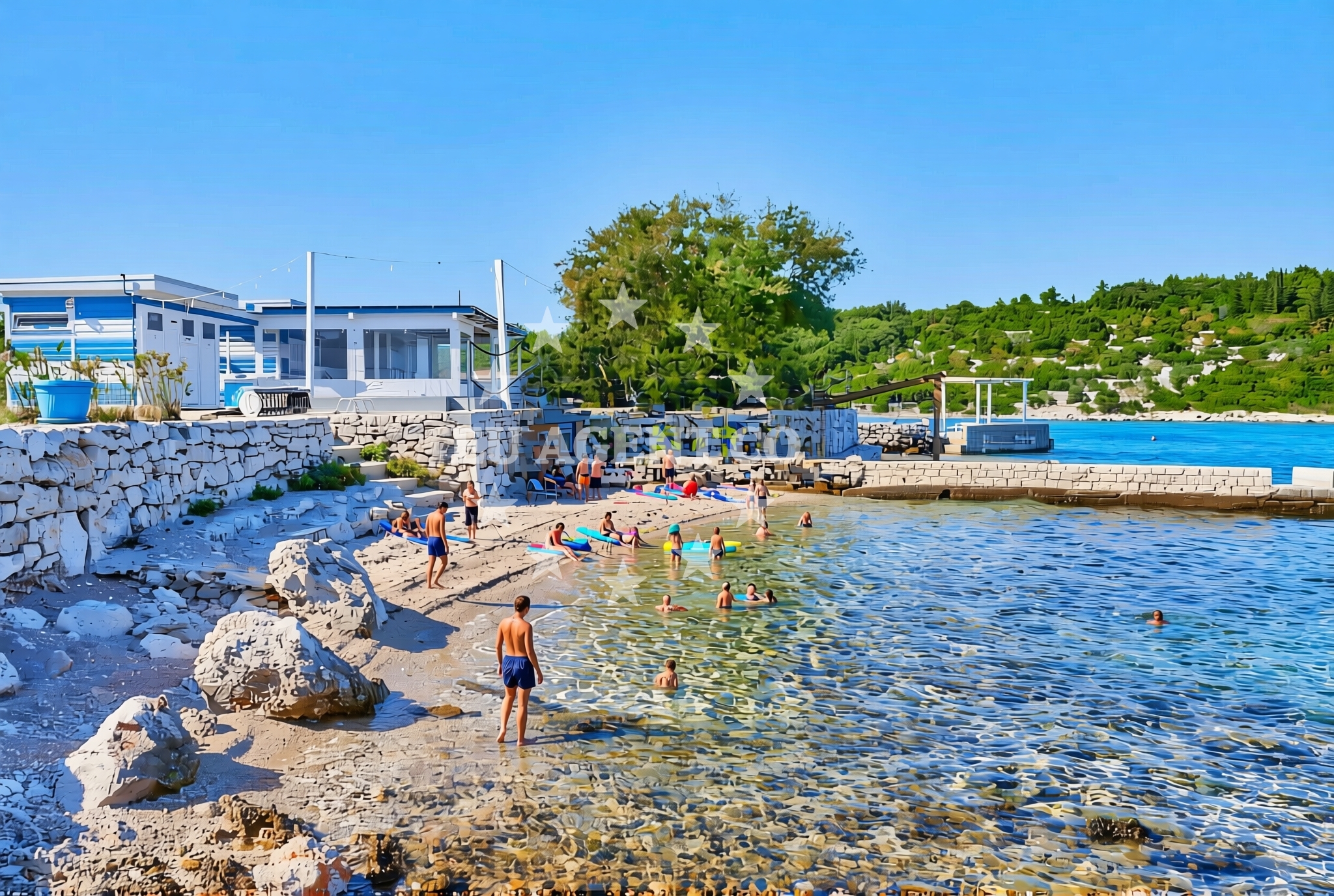 Additional view of Dalmatino, Račišće (Korčula) Beach in Dalmatino