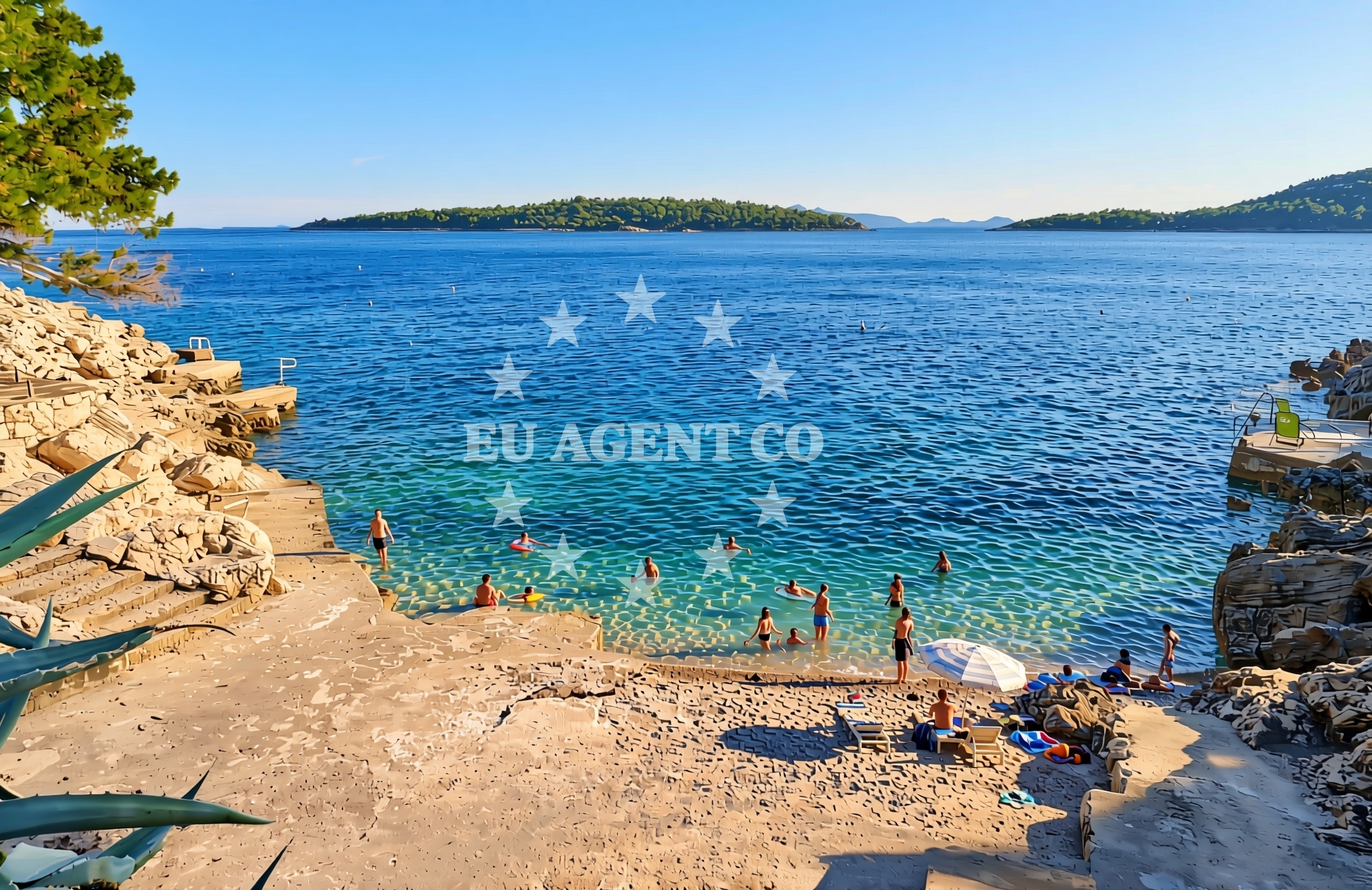 Overview of Dance, Blato (Korčula) Beach in Dance