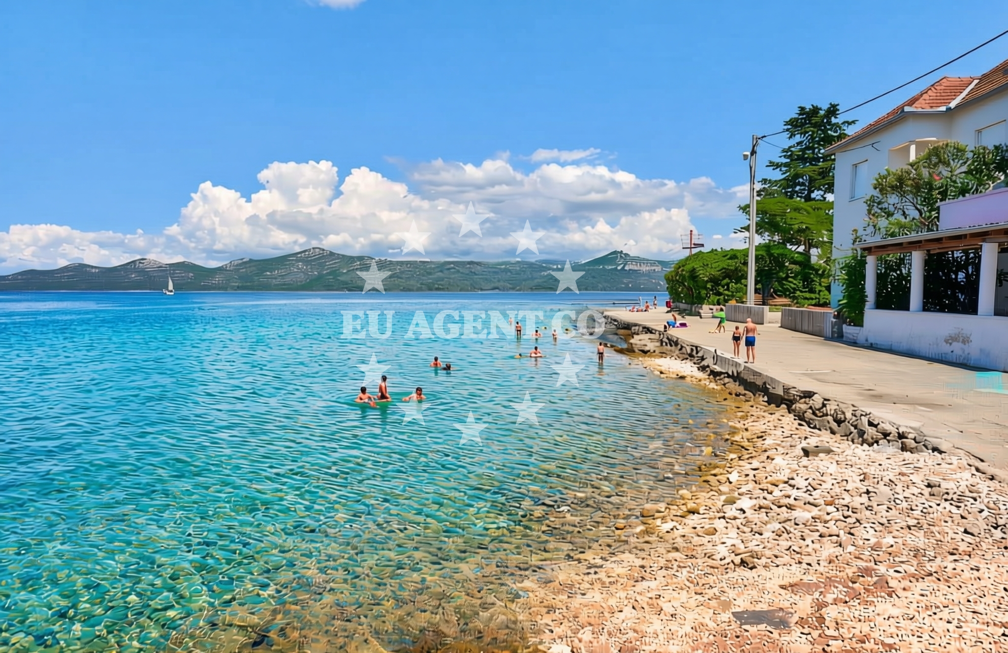 Overview of Daničina, Veli Iž (Iž) Beach in Daničina