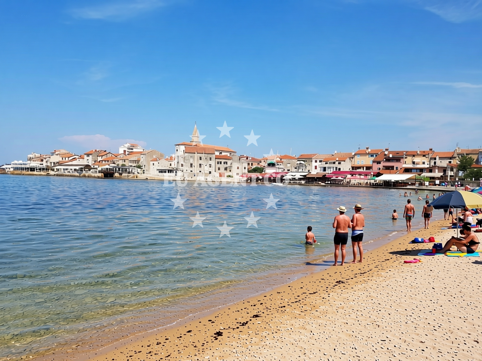 Additional view of Dante beach in Sveti Mihael 4, Umag