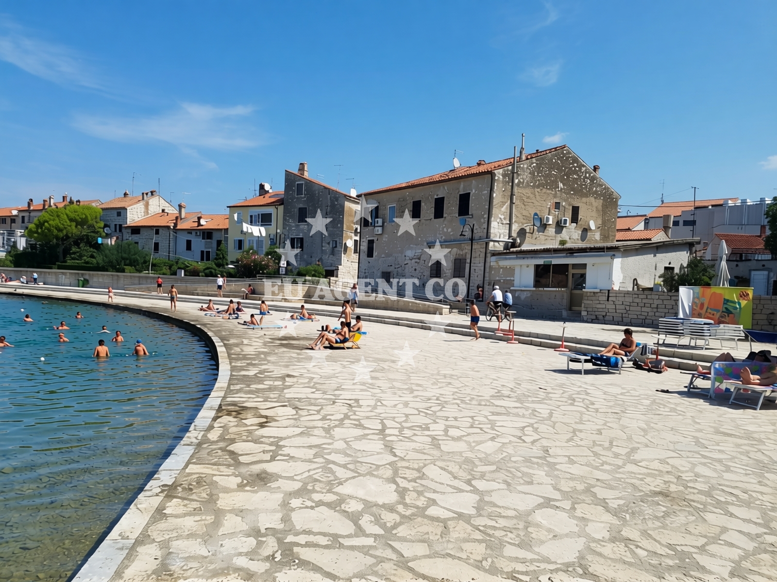 Additional view of Dante beach in Sveti Mihael 4, Umag