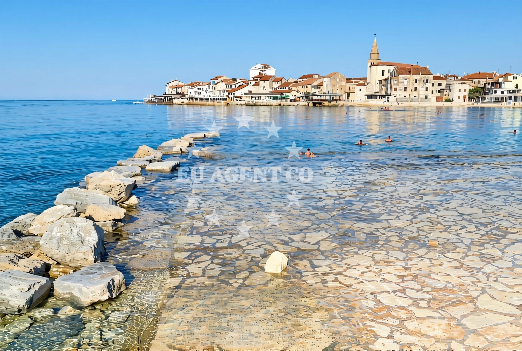 Additional view of Dante beach in Sveti Mihael 4, Umag