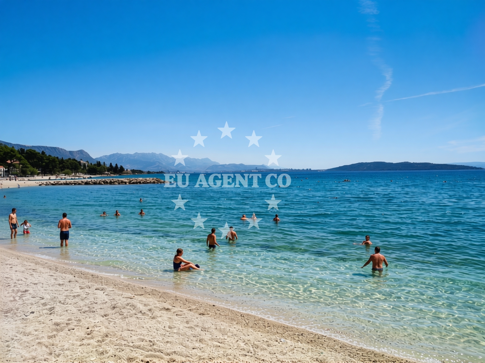 Additional view of Dardin beach in Brce 5, Kaštela