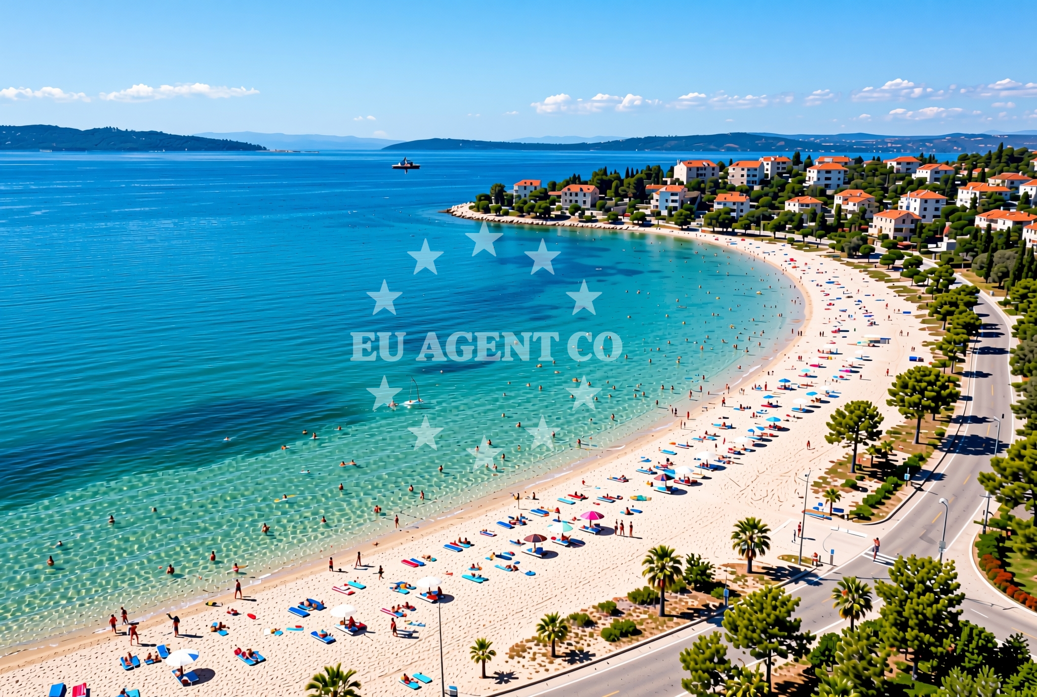 Additional view of Dardin beach in Brce 5, Kaštela