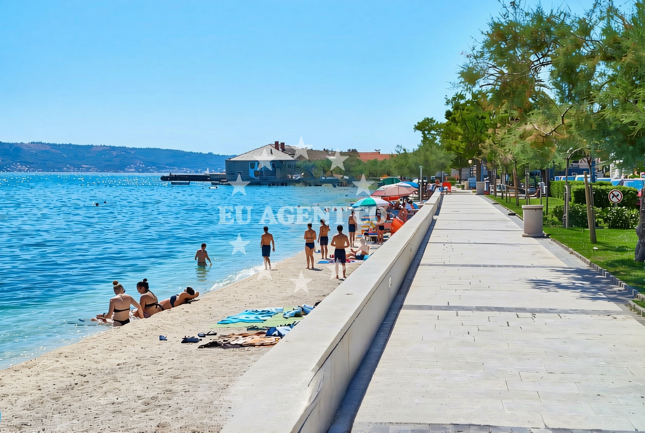 Additional view of Dardin beach in Brce 5, Kaštela