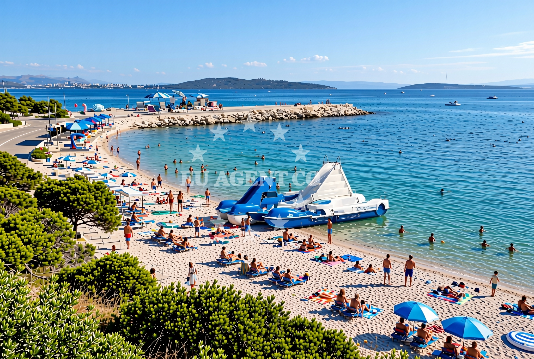 Additional view of Dardin beach in Brce 5, Kaštela