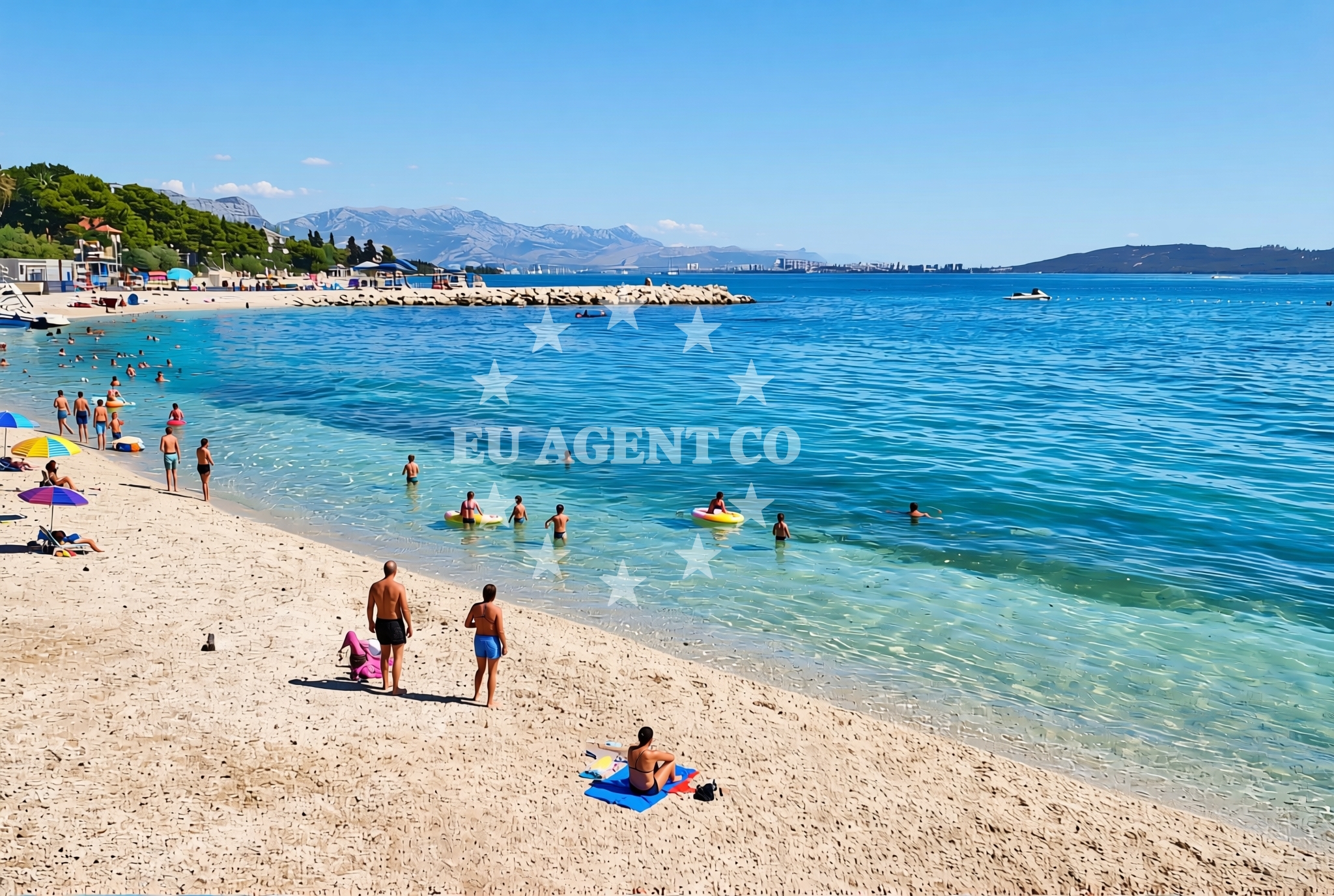 Additional view of Dardin beach in Brce 5, Kaštela