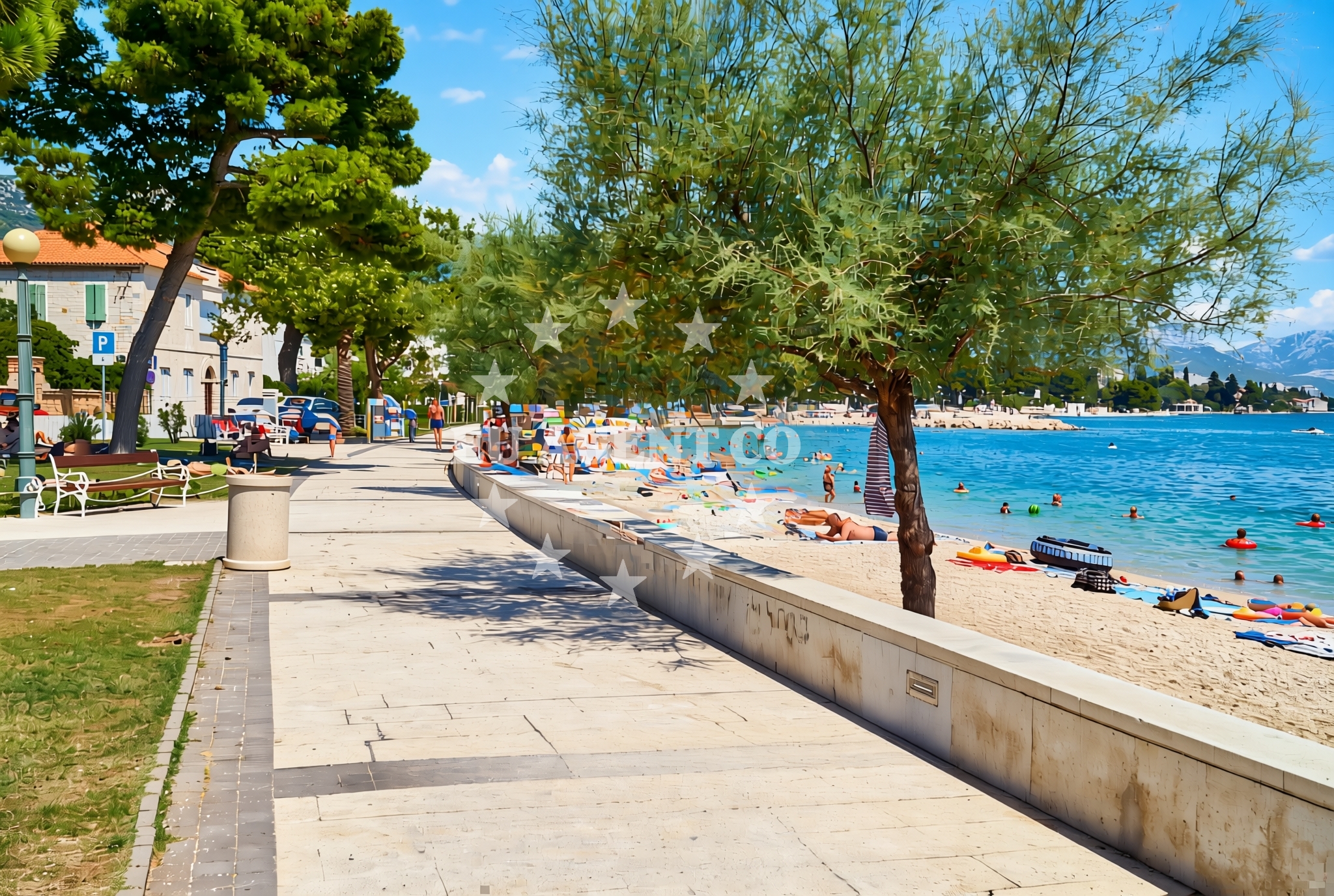 Additional view of Dardin beach in Brce 5, Kaštela