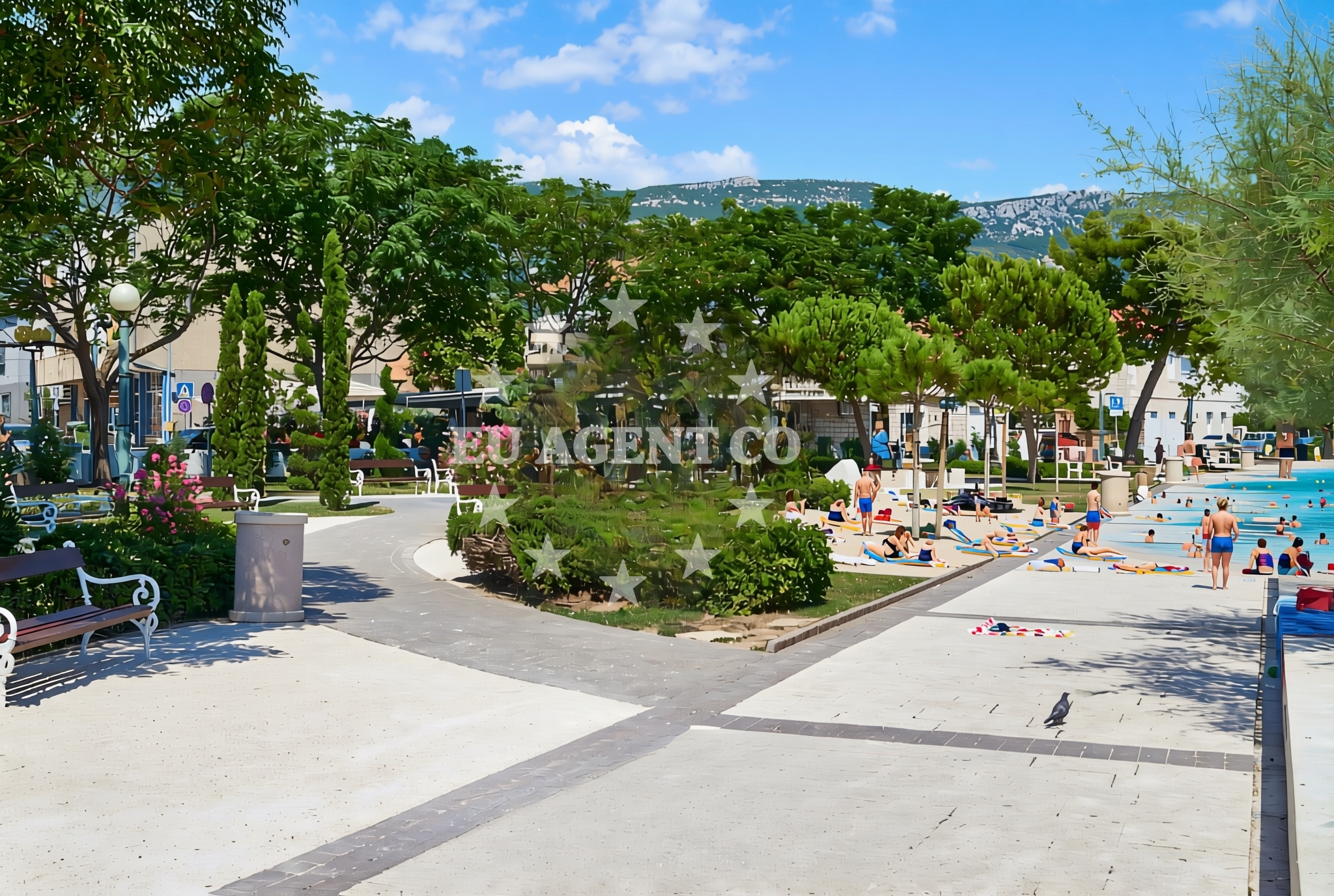 Additional view of Dardin beach in Brce 5, Kaštela