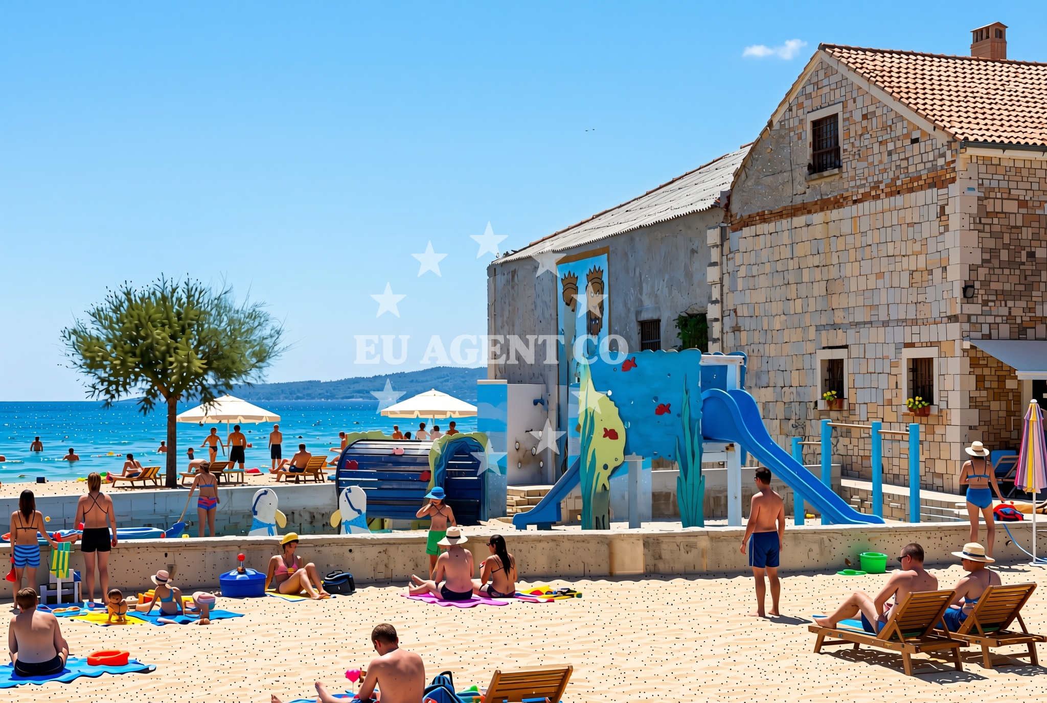 Additional view of Dardin beach in Brce 5, Kaštela