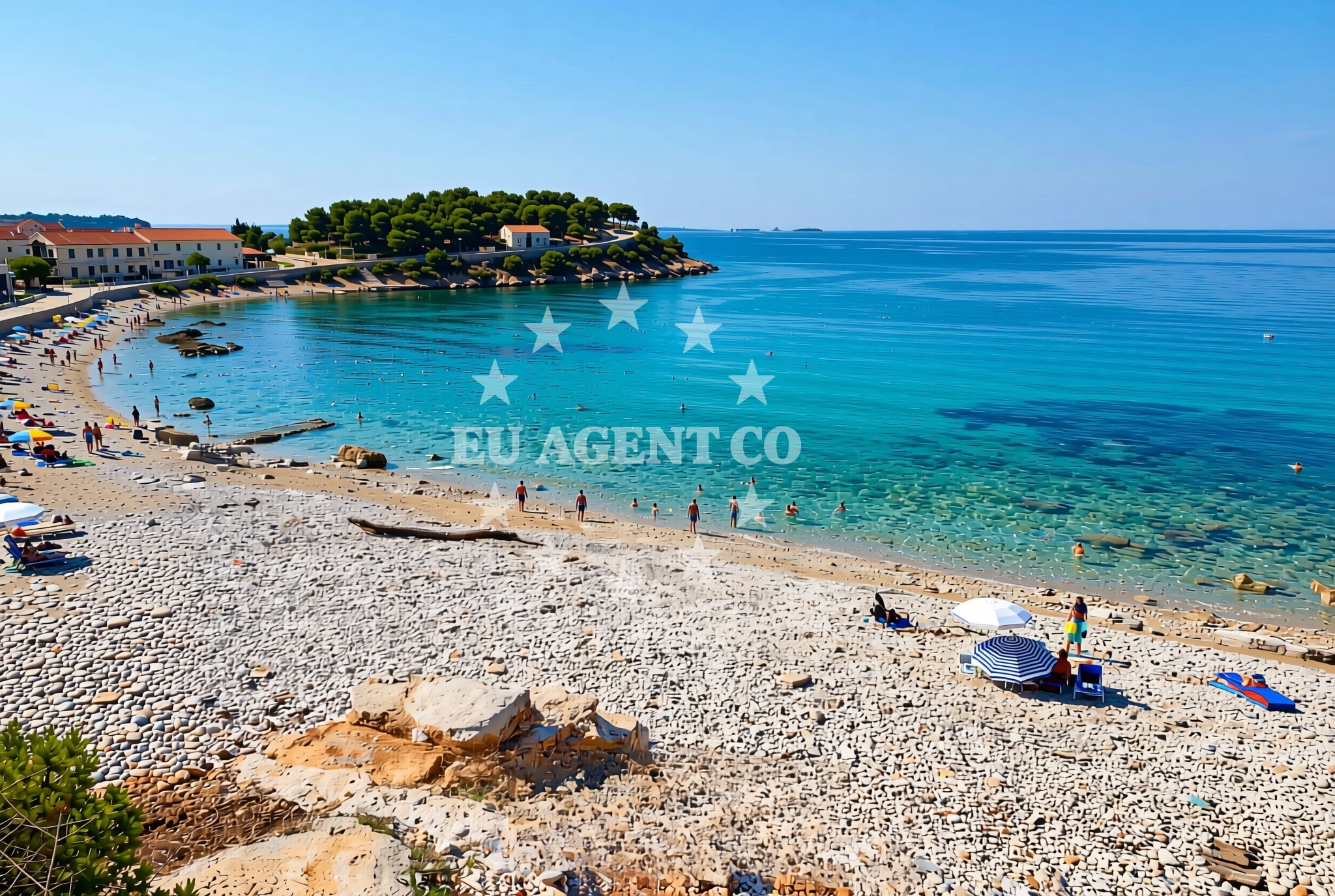 Sea and coastal view of Debeli rt, Bale Beach in Debeli rt