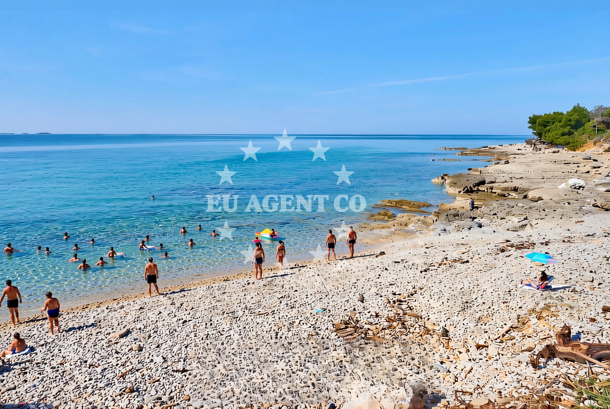 Beach facilities and surroundings at Debeli rt, Bale Beach in Debeli rt