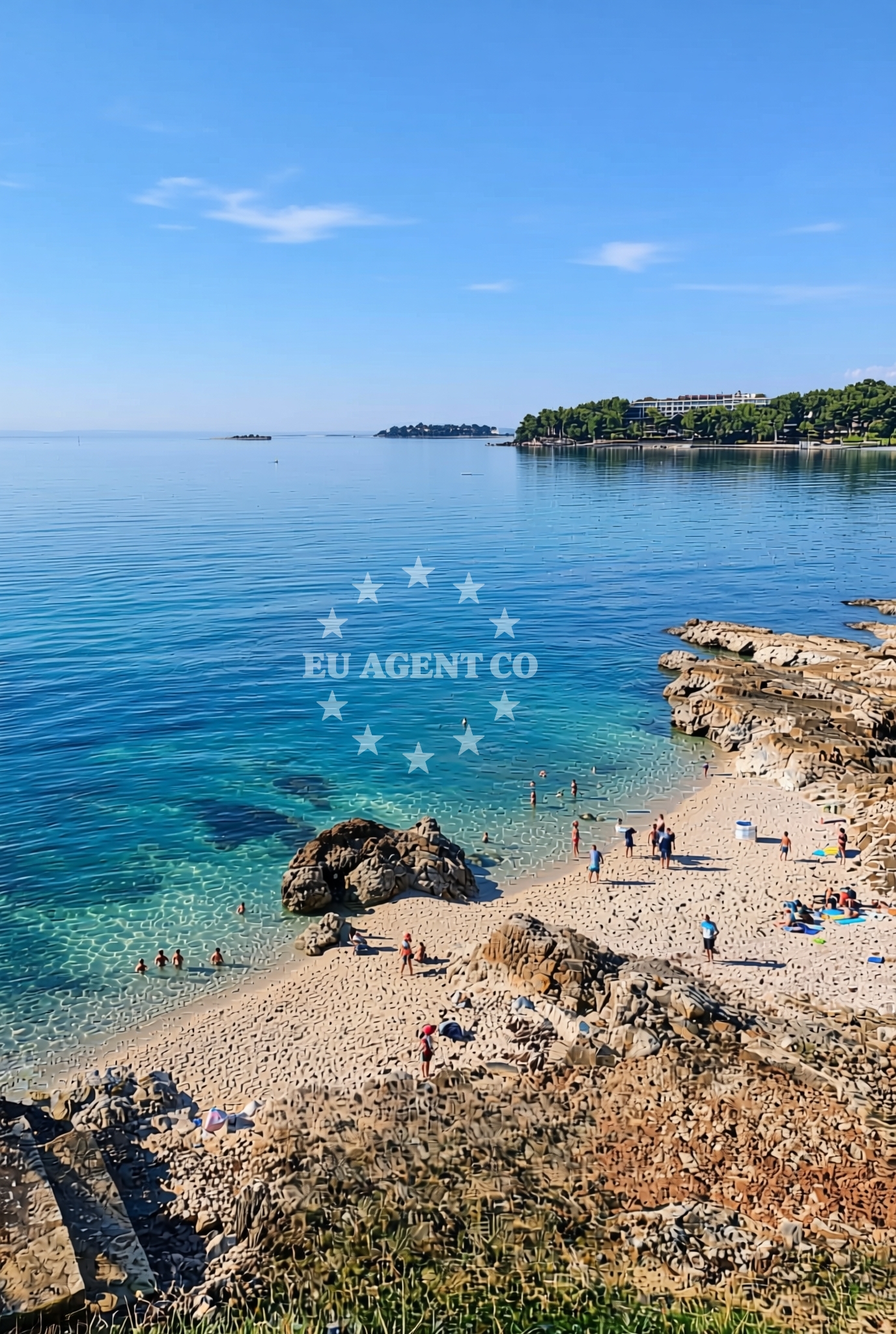Additional view of Debeli rt, Poreč Beach in Debeli rt