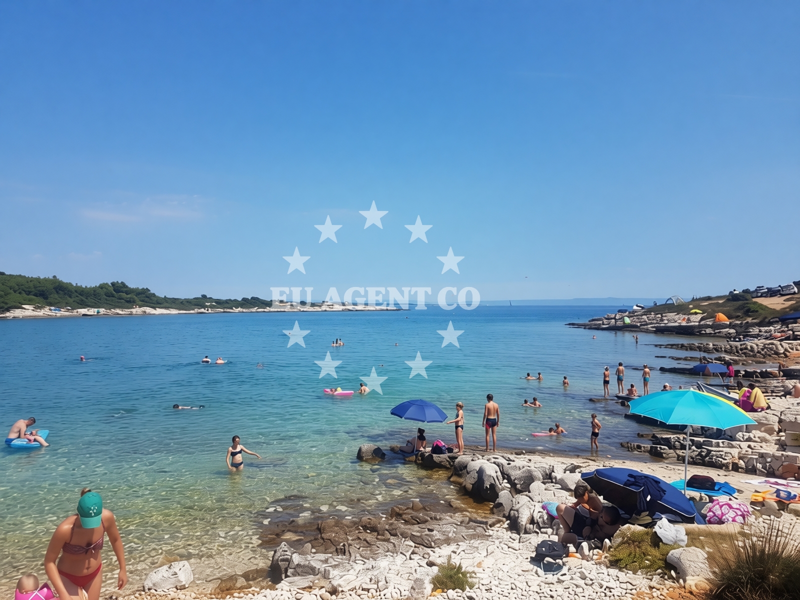 Overview of Debeljak Cove in 218 Selo 1, Premantura
