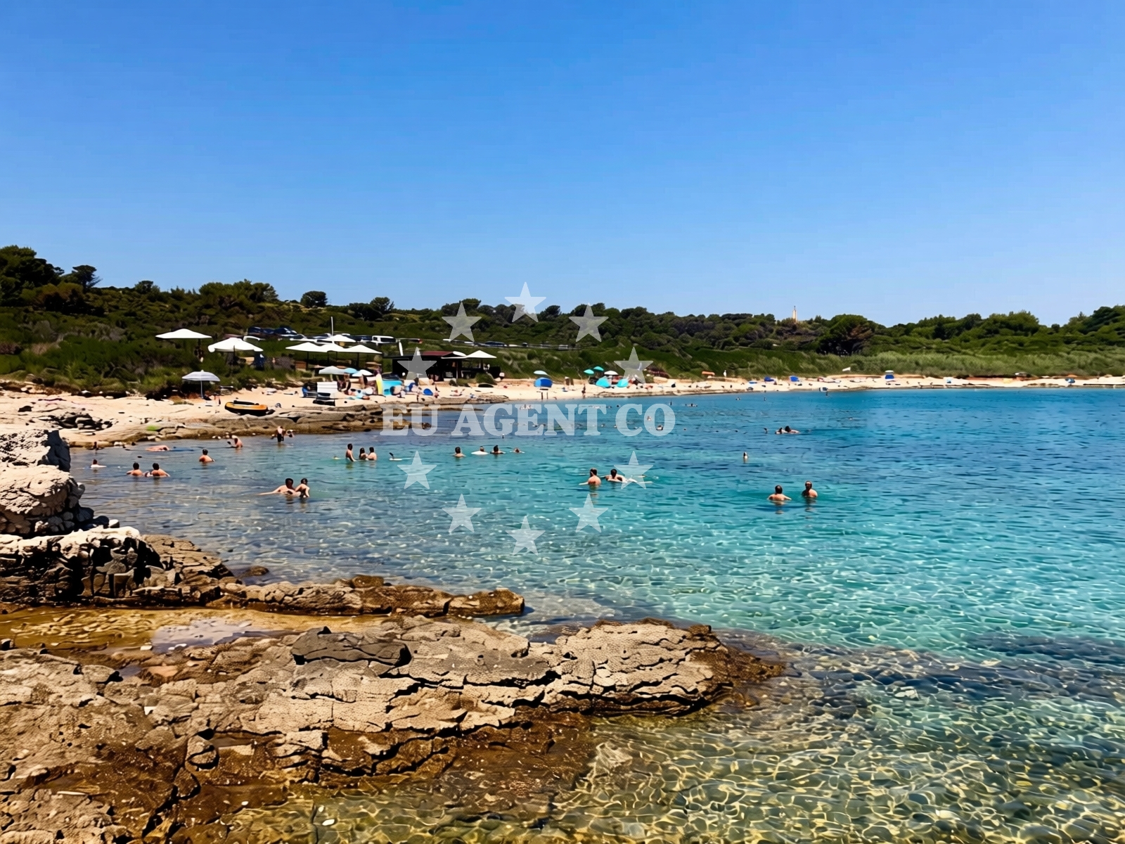 Sea and coastal view of Debeljak Cove in 218 Selo 1, Premantura