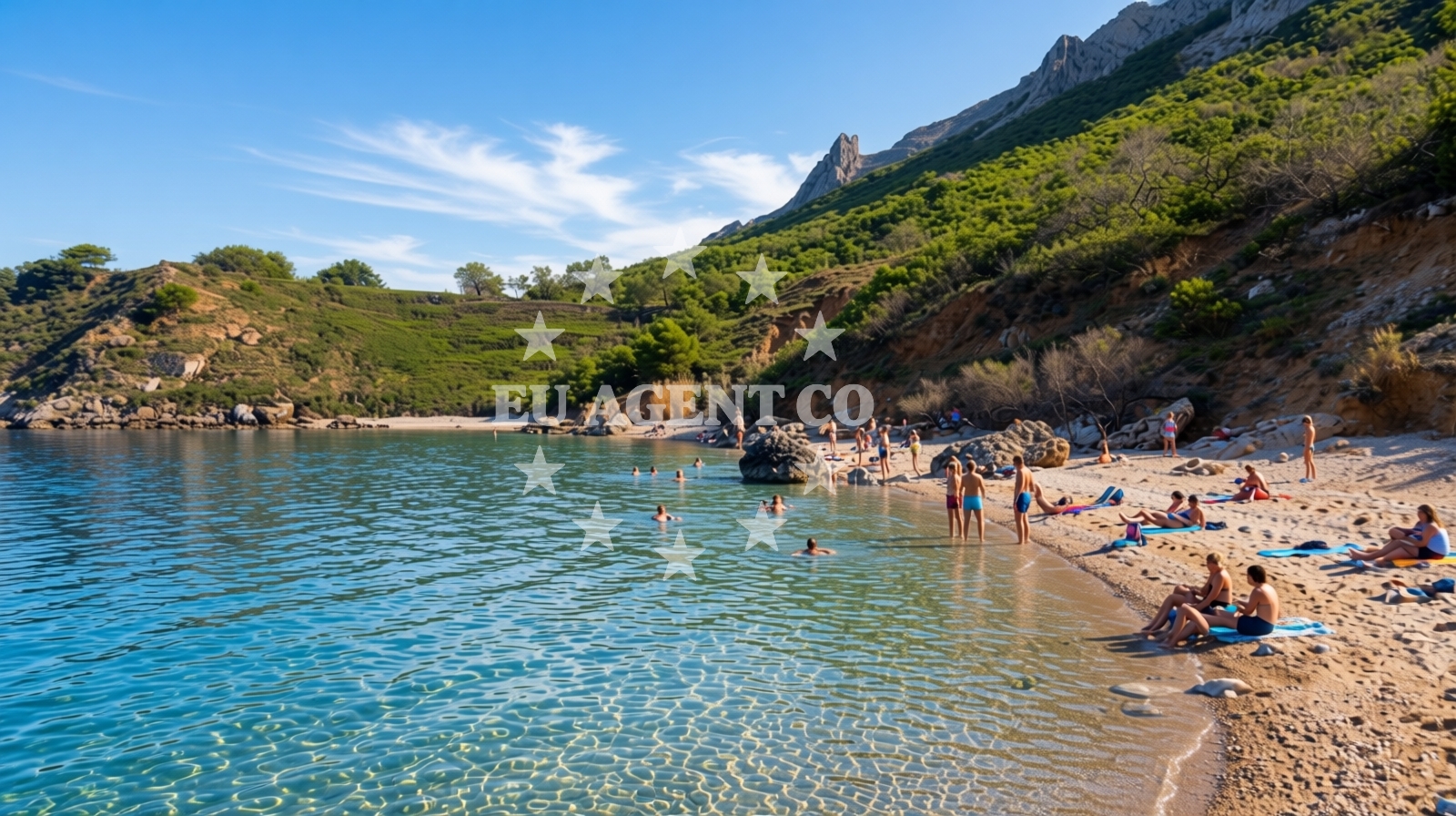 Additional view of Delfinka beach in Sveta Marija 13, Pag