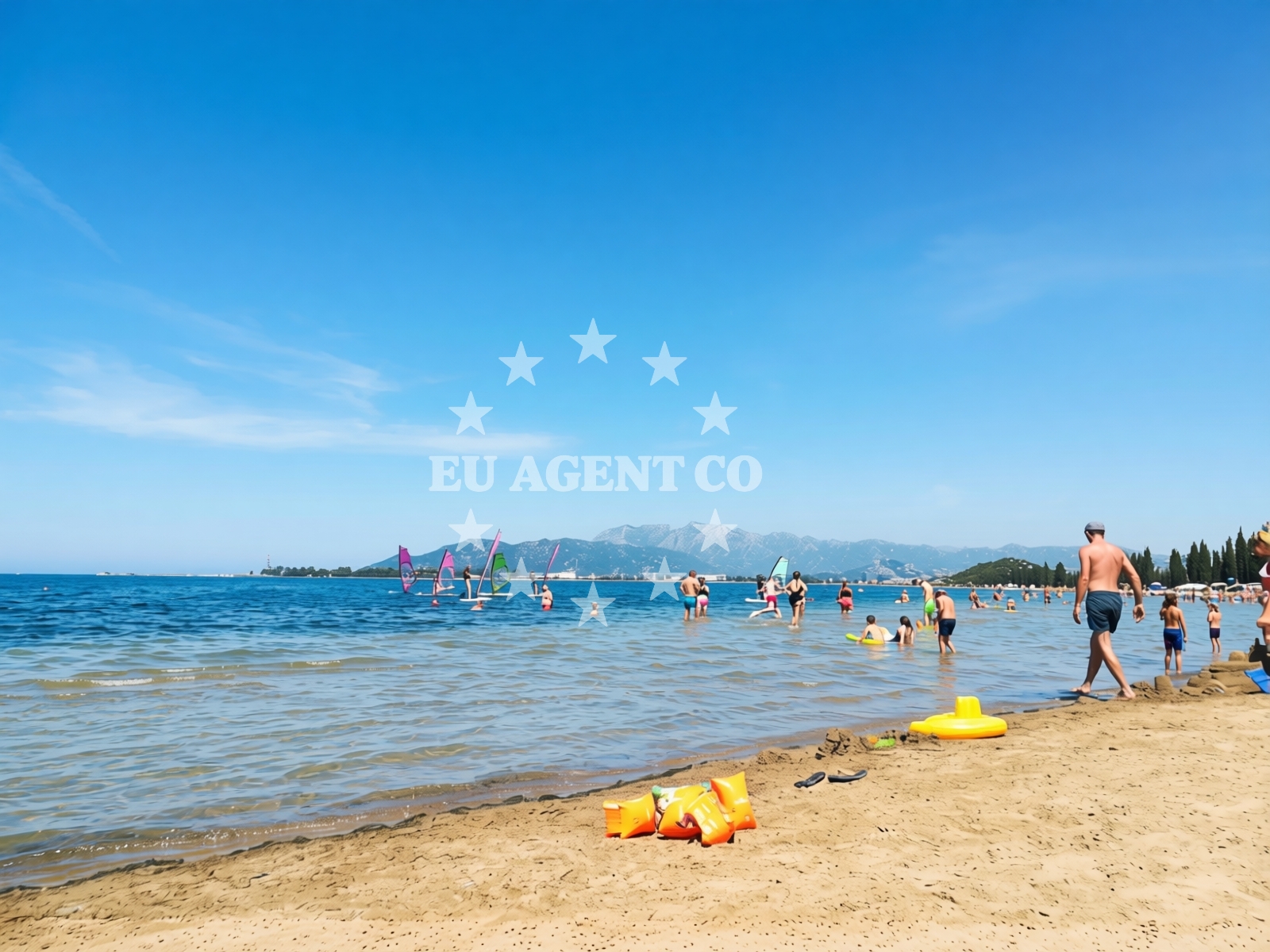 Sea and coastal view of Delta beach in Pržinovac 29, Opuzen
