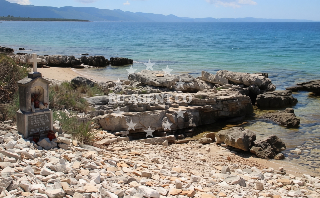 Sea and coastal view of Denka FKK beach in Lovište 43, Lovište