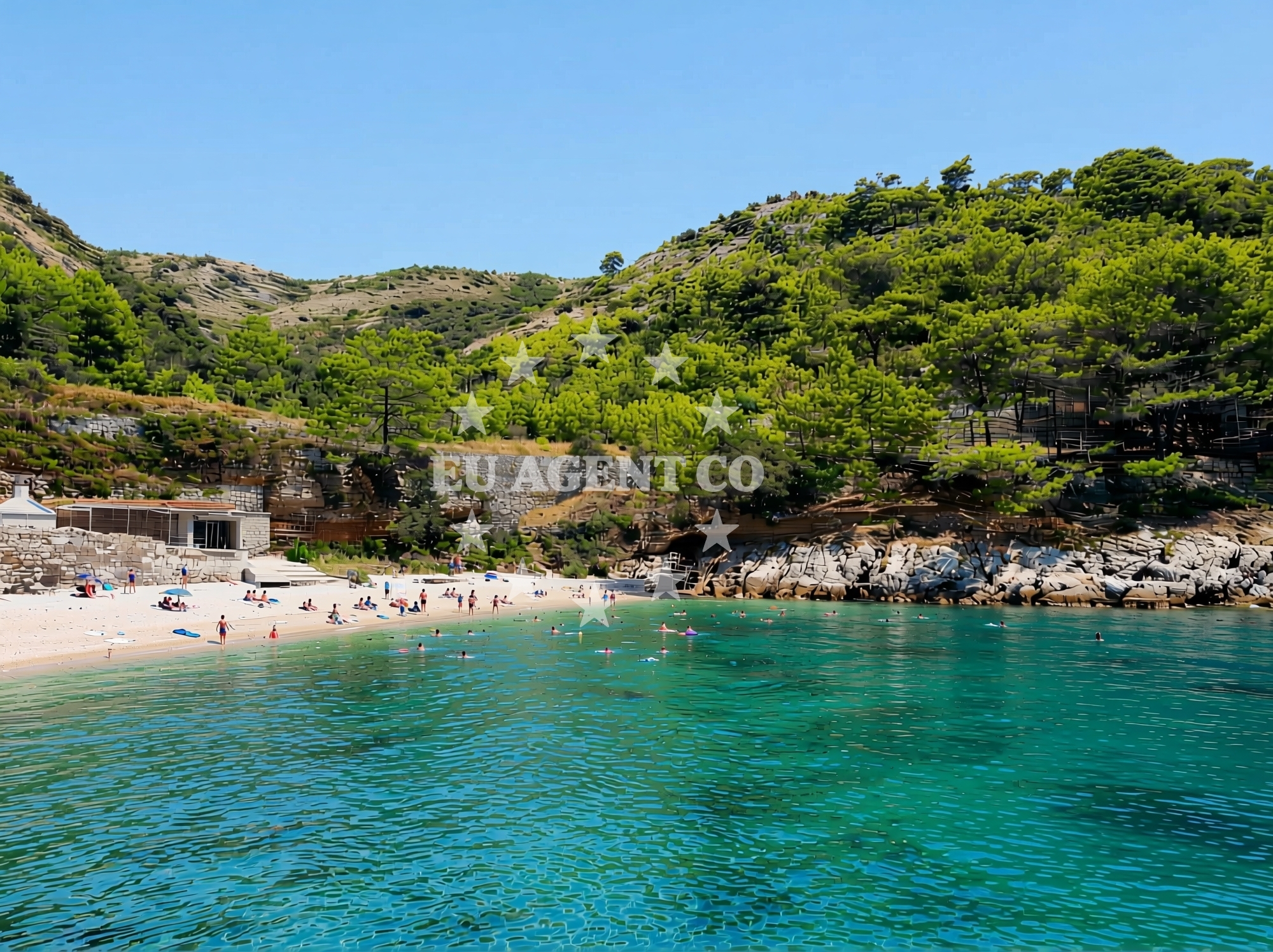 Additional view of Didina beach in Trajektna 28, Sućuraj