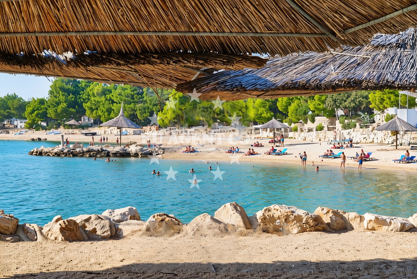 Additional view of Dijamantna plaža, Šimuni (Pag) Beach in Dijamantna plaža