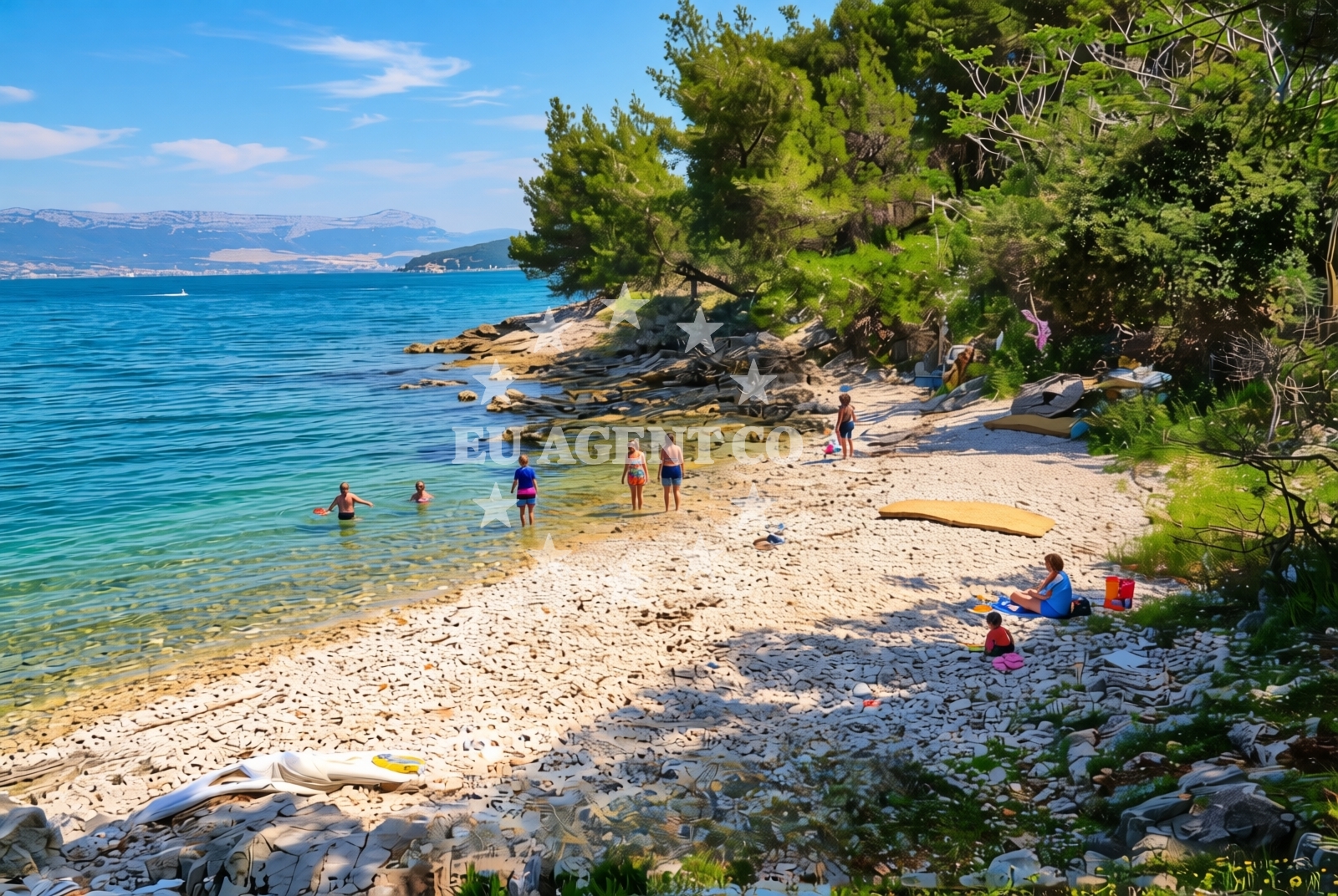Additional view of Dimitry beach in , Slatine