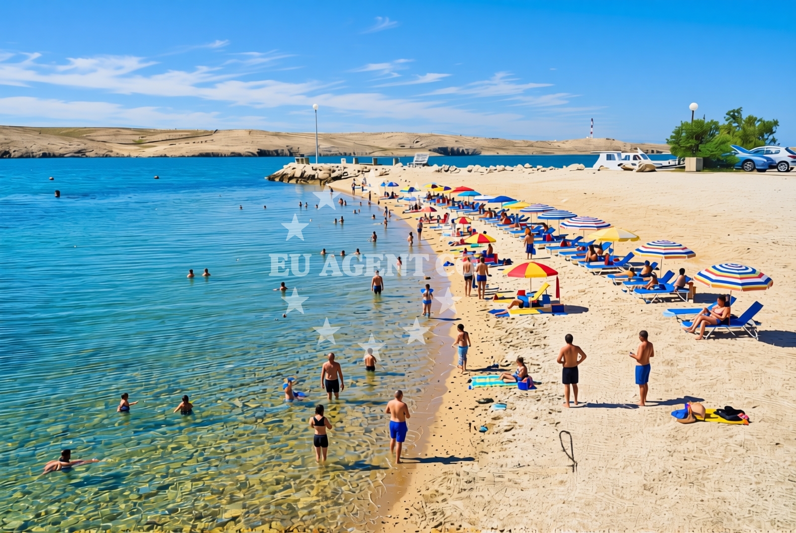 Additional view of Dinjiška istok, Dinjiška (Pag) Beach in Dinjiška istok