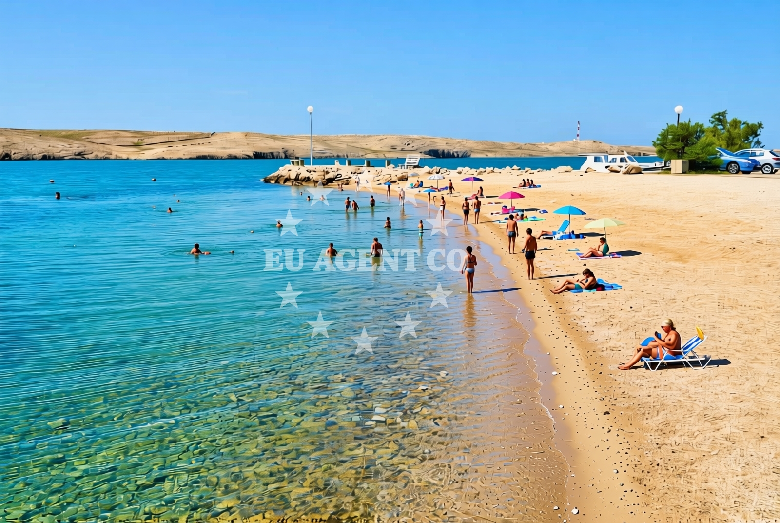 Additional view of Dinjiška (Pag): beaches and coves (3) in Dinjiška (Pag)