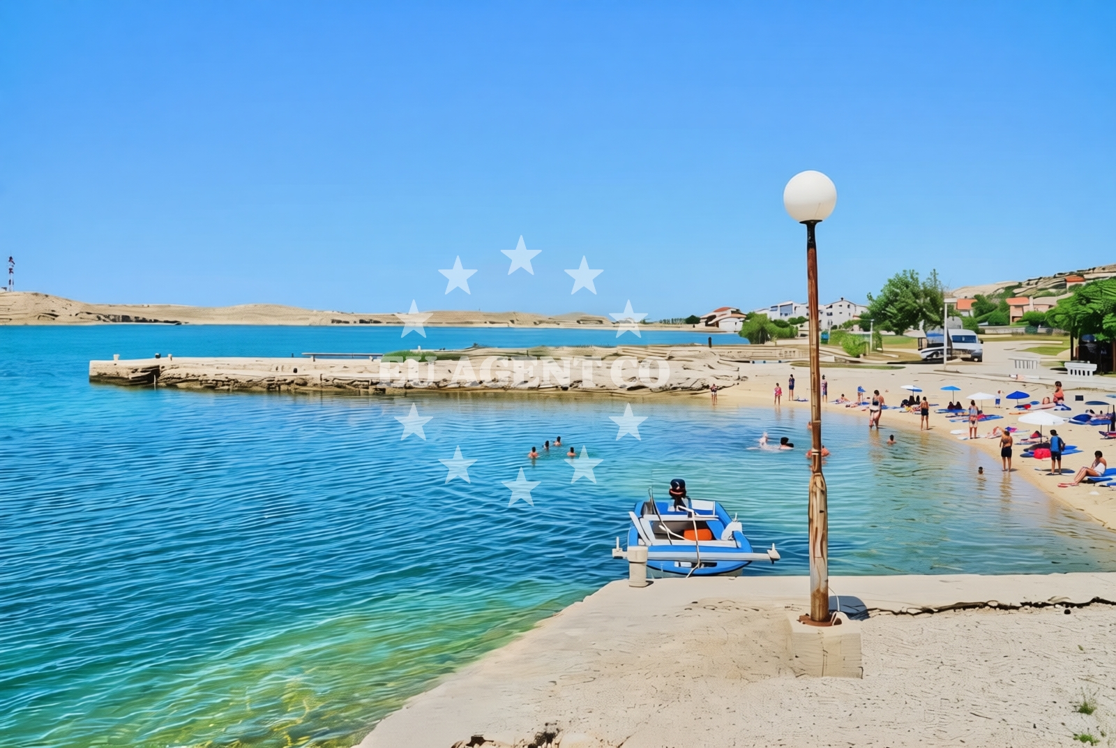 Additional view of Dinjiška sredina, Dinjiška (Pag) Beach in Dinjiška sredina