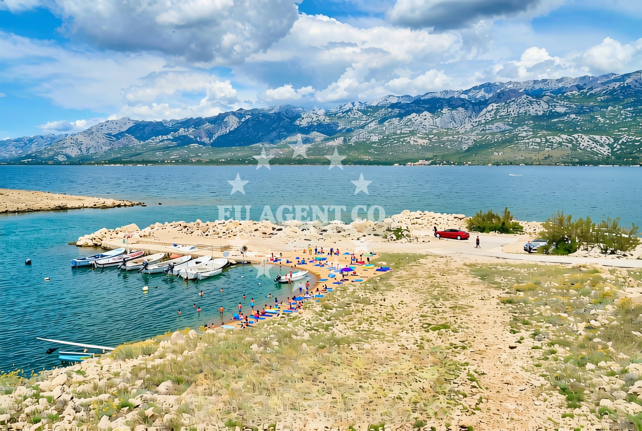 Additional view of Divojacka beach in Zagrebačka 43, Rovanjska, Jasenice