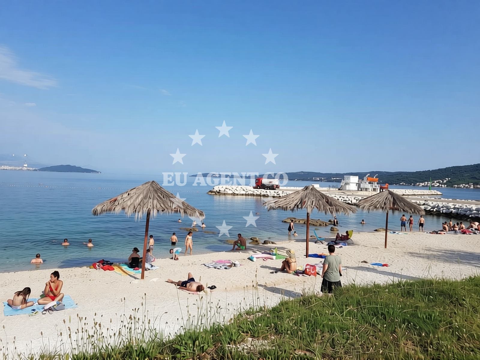 Additional view of Divulje beach in Put Divulja 50 48, Kastel Stafilic