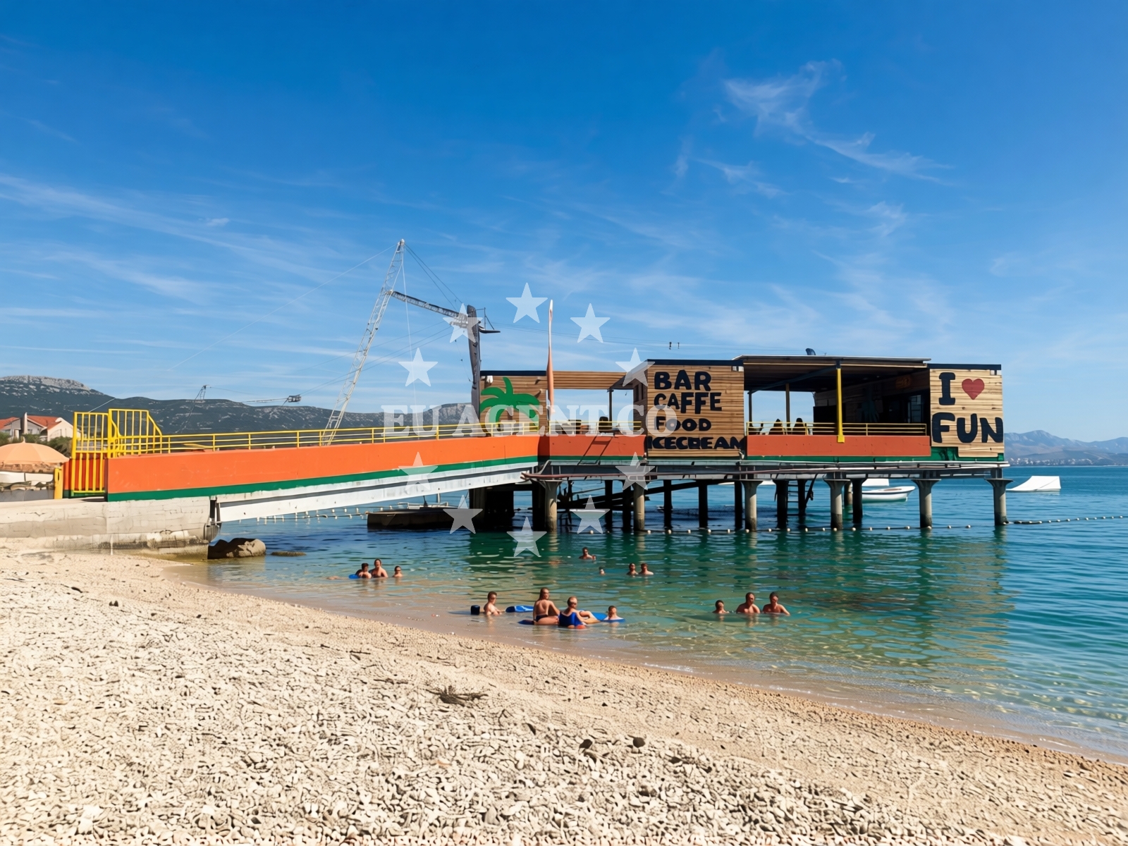 Additional view of Divulje beach in Put Divulja 50 48, Kastel Stafilic