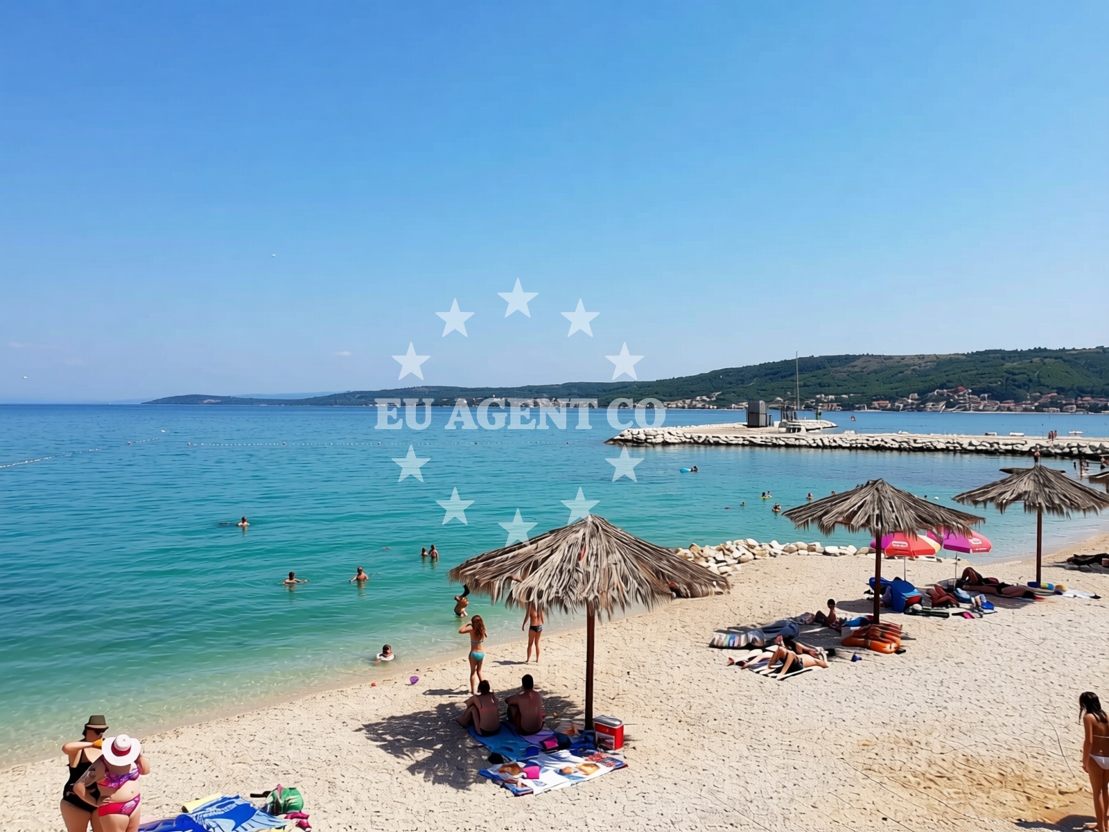 Additional view of Divulje beach in Put Divulja 50 48, Kastel Stafilic