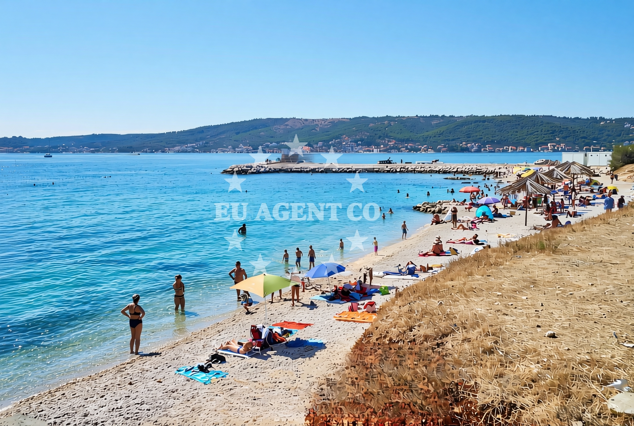 Additional view of Divulje beach in Put Divulja 50 48, Kastel Stafilic