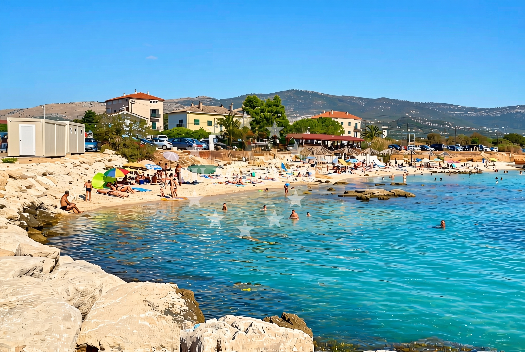 Additional view of Divulje beach in Put Divulja 50 48, Kastel Stafilic