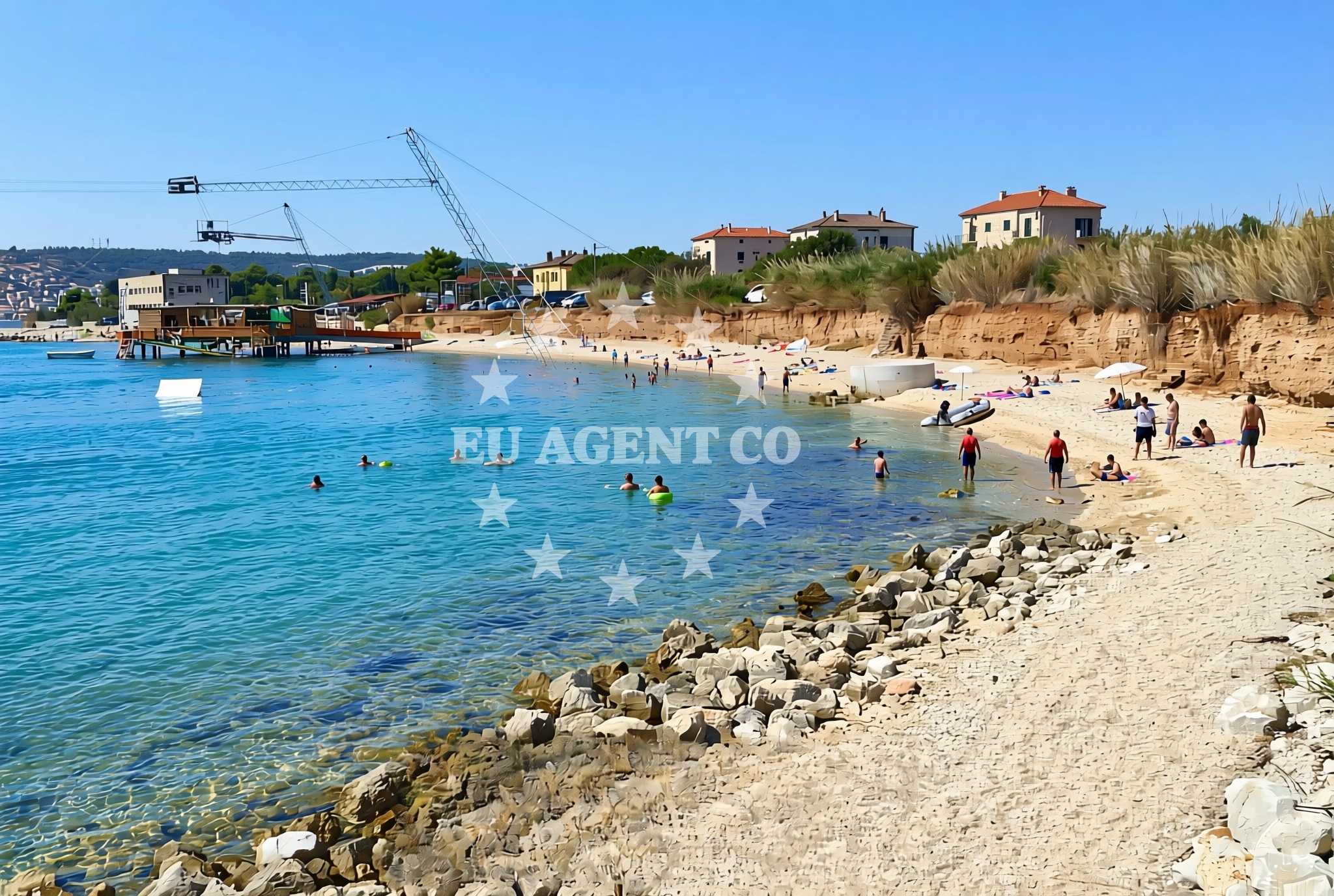 Additional view of Divulje beach in Put Divulja 50 48, Kastel Stafilic