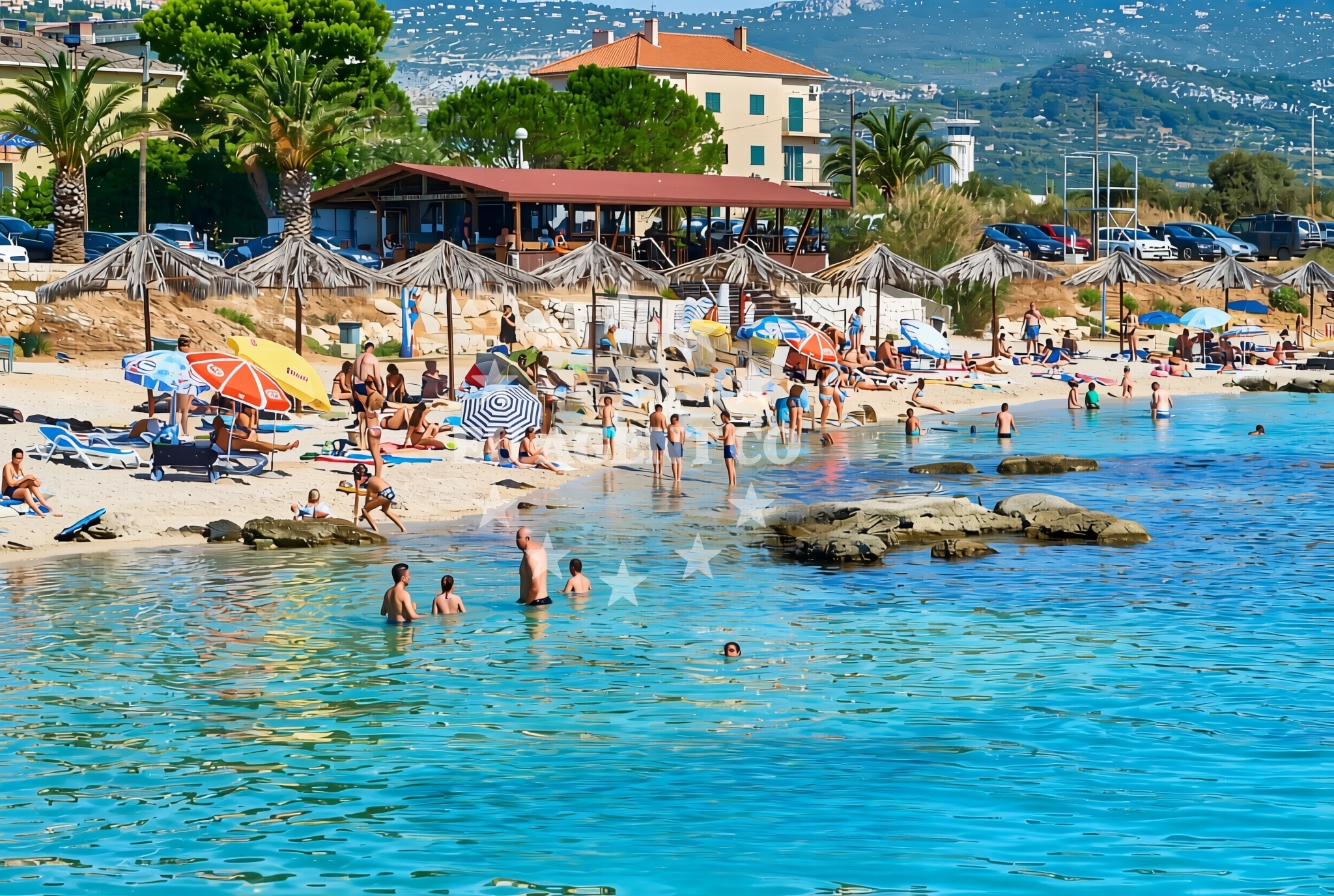 Additional view of Divulje beach in Put Divulja 50 48, Kastel Stafilic