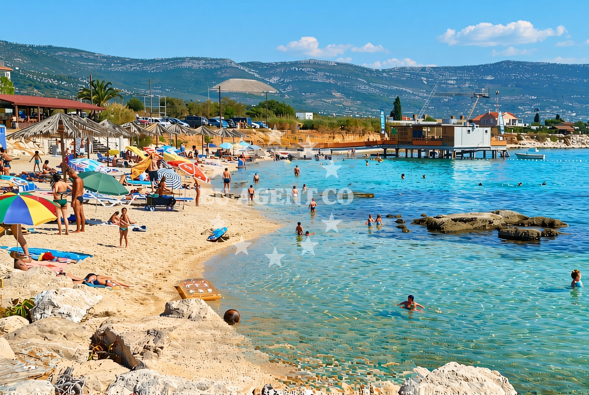 Additional view of Divulje beach in Put Divulja 50 48, Kastel Stafilic