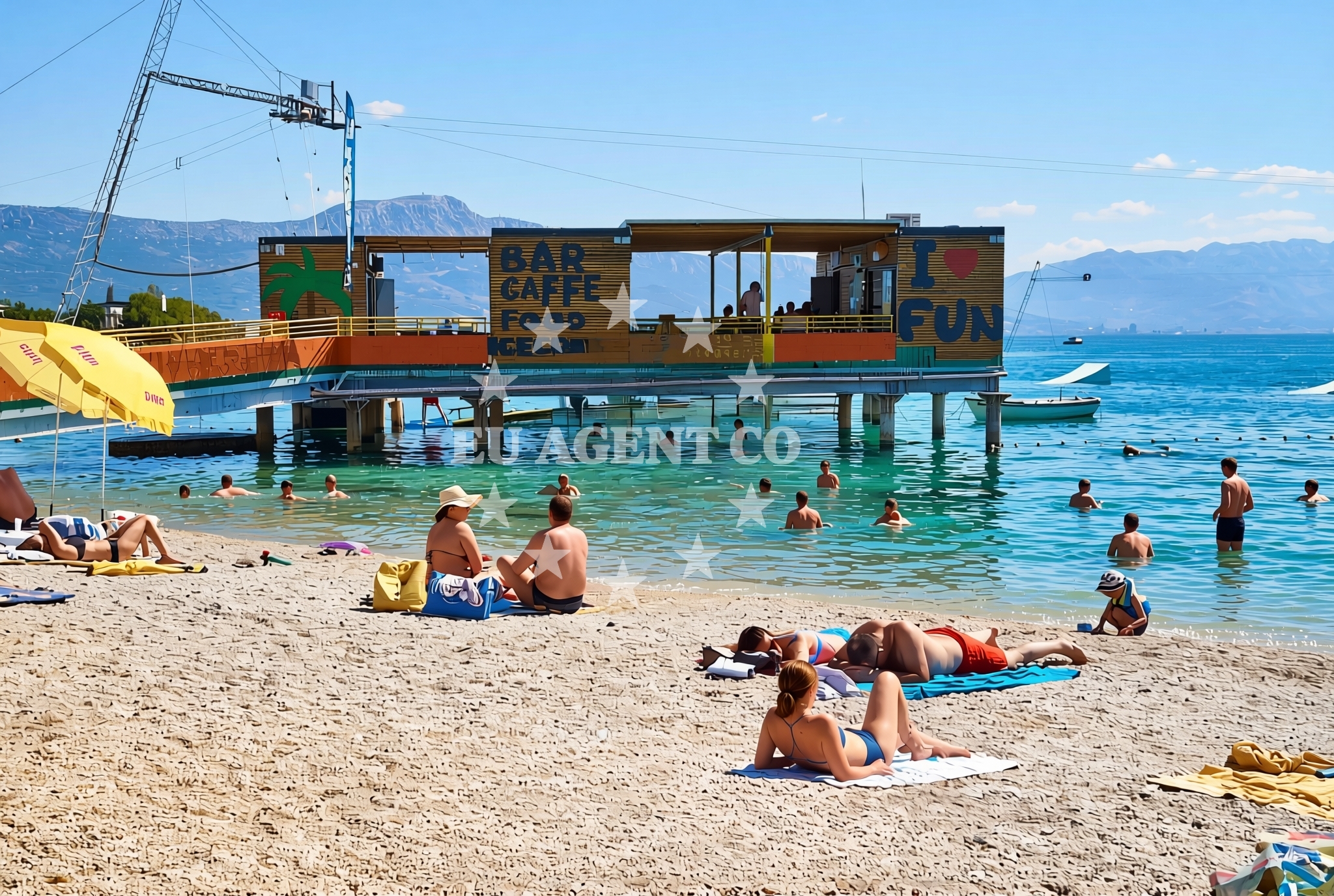 Additional view of Divulje beach in Put Divulja 50 48, Kastel Stafilic