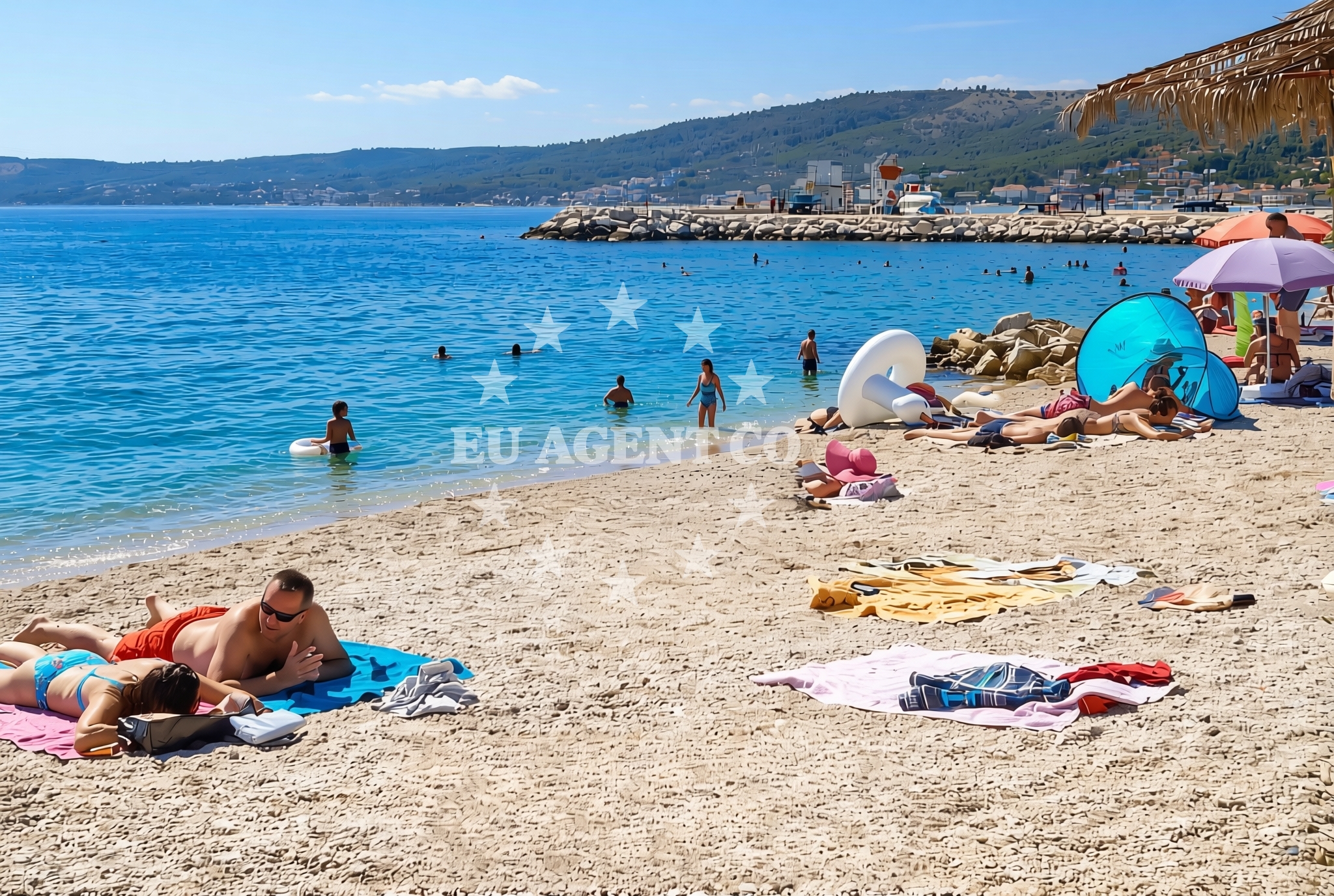 Additional view of Divulje beach in Put Divulja 50 48, Kastel Stafilic